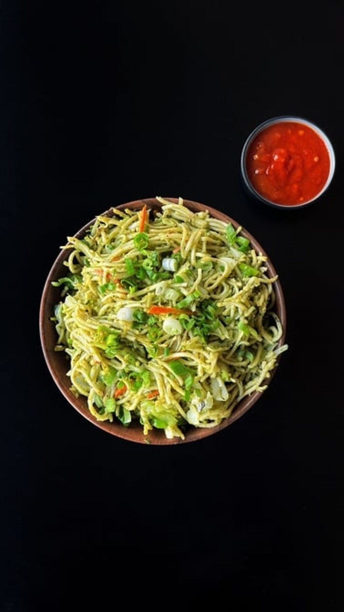 Green Chili Noodles