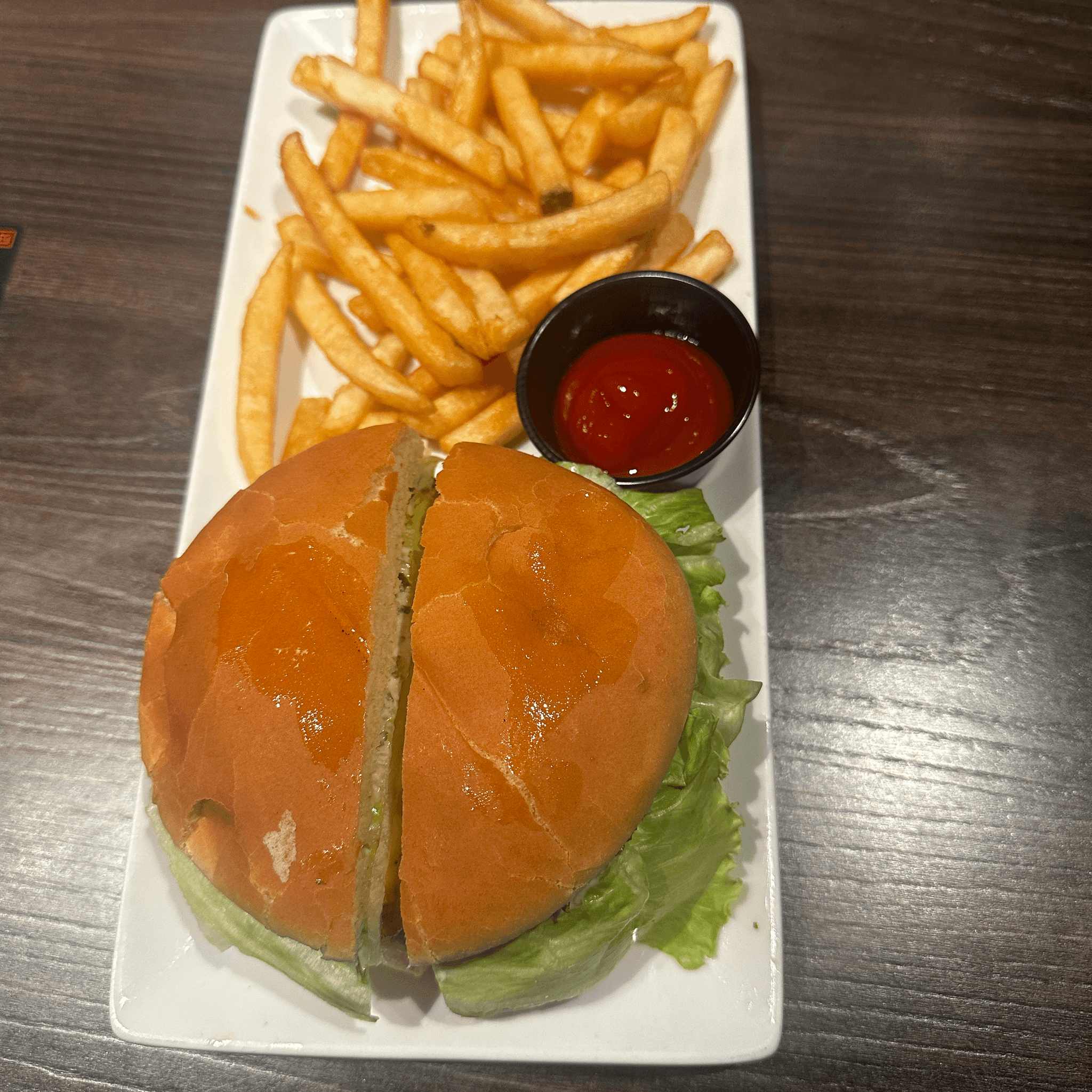 Chicken Burger + Fries