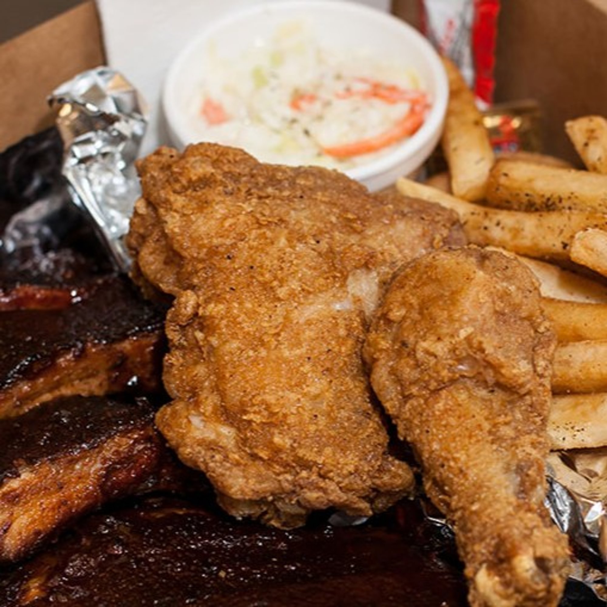 Family Snack Pack- Rib wings and 2 sides