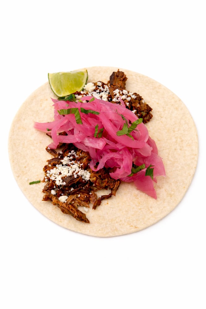 Braised Beef Barbacoa Taco