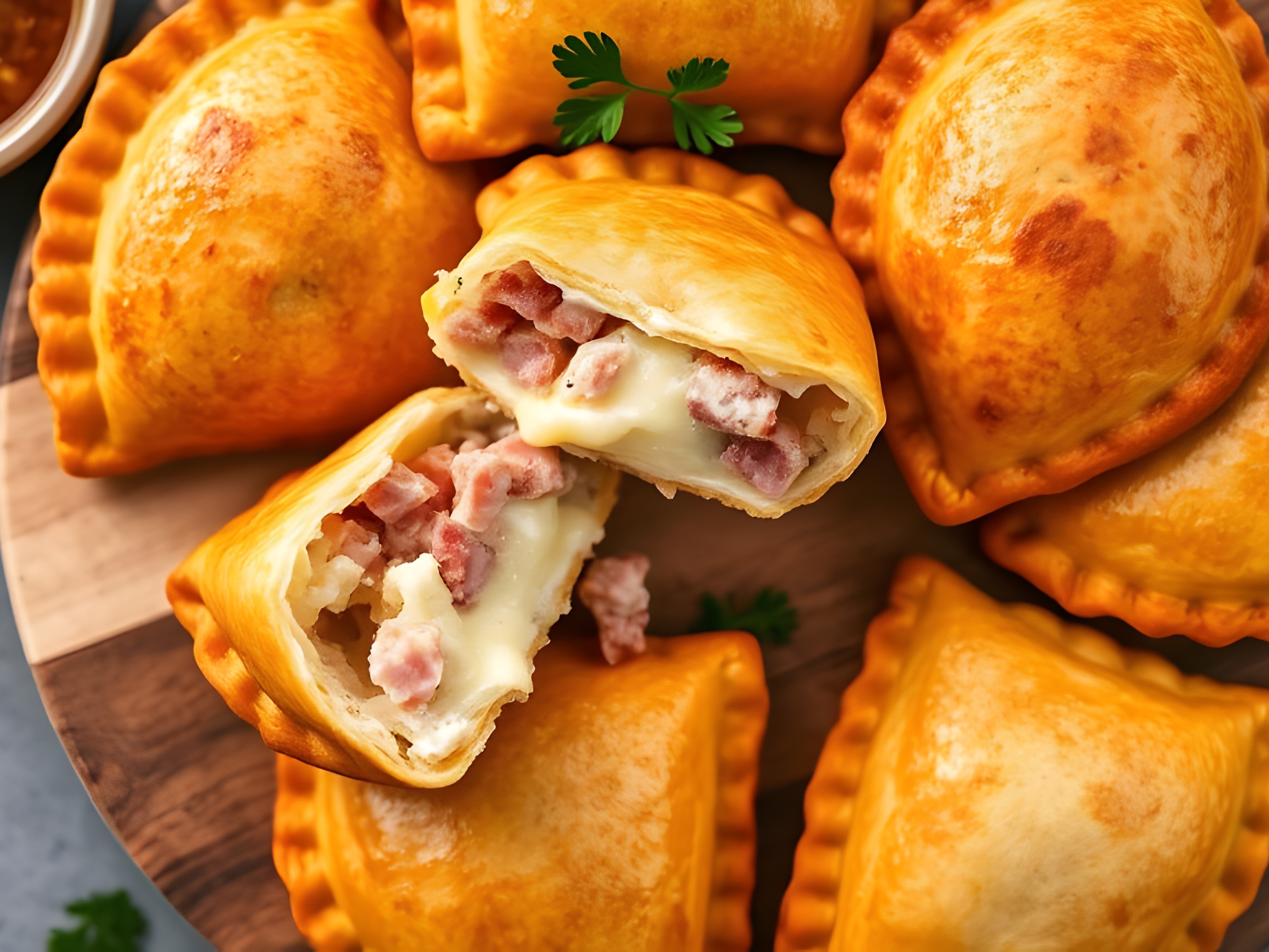 Breakfast Empanada (Egg, Bacon & Cheese)