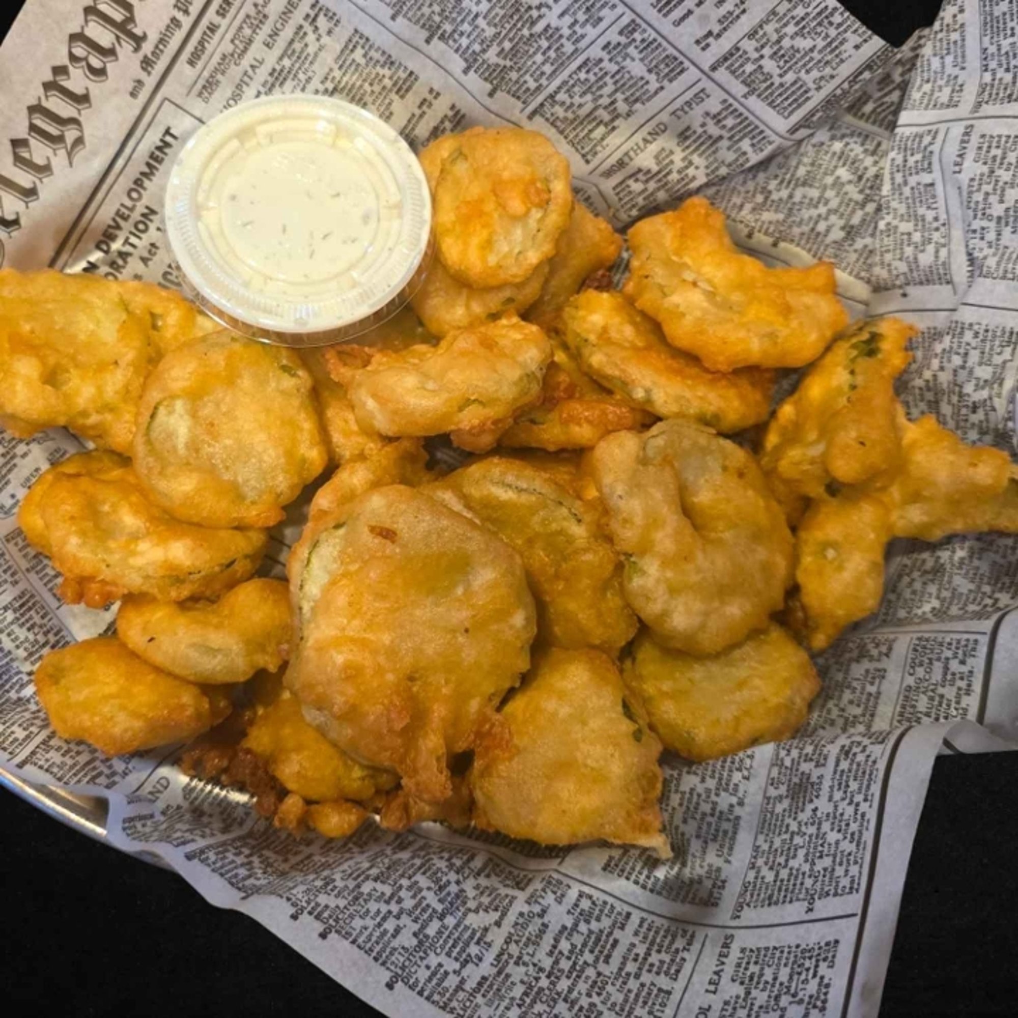 Deep-Fried Pickle Chips