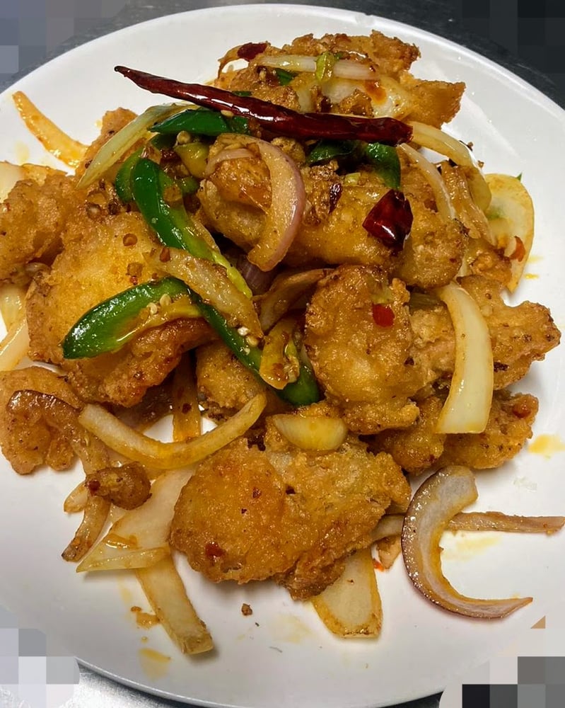 C10 麻辣香酥鱼片/Peppercorn crispy fish fillet🌶️