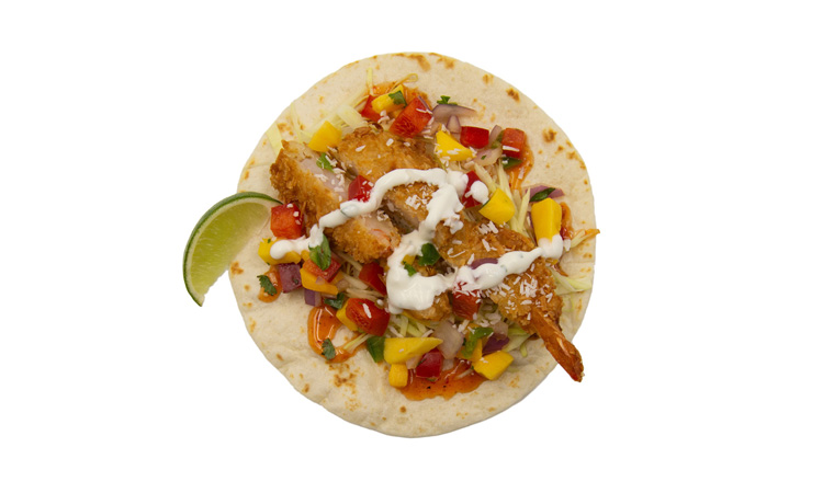 MANGO SHRIMP TACO