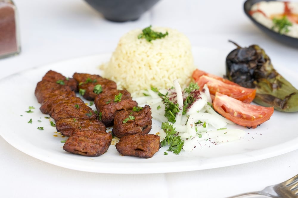Beef Shish Kebab Plate
