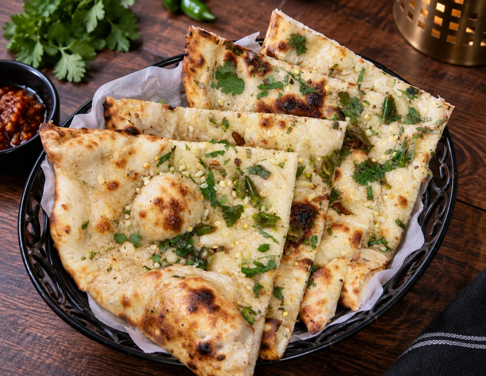 Chili Garlic Naan