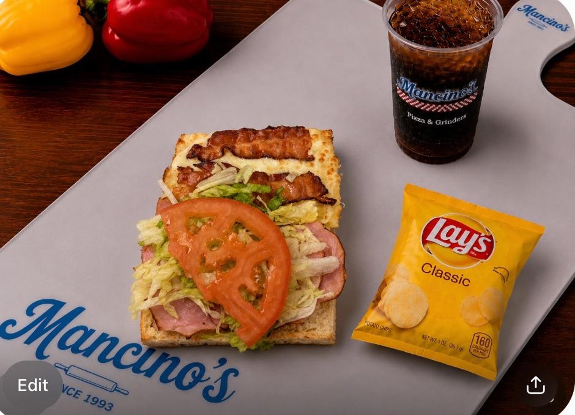 1/4 Mancinos Club Grinder Combo