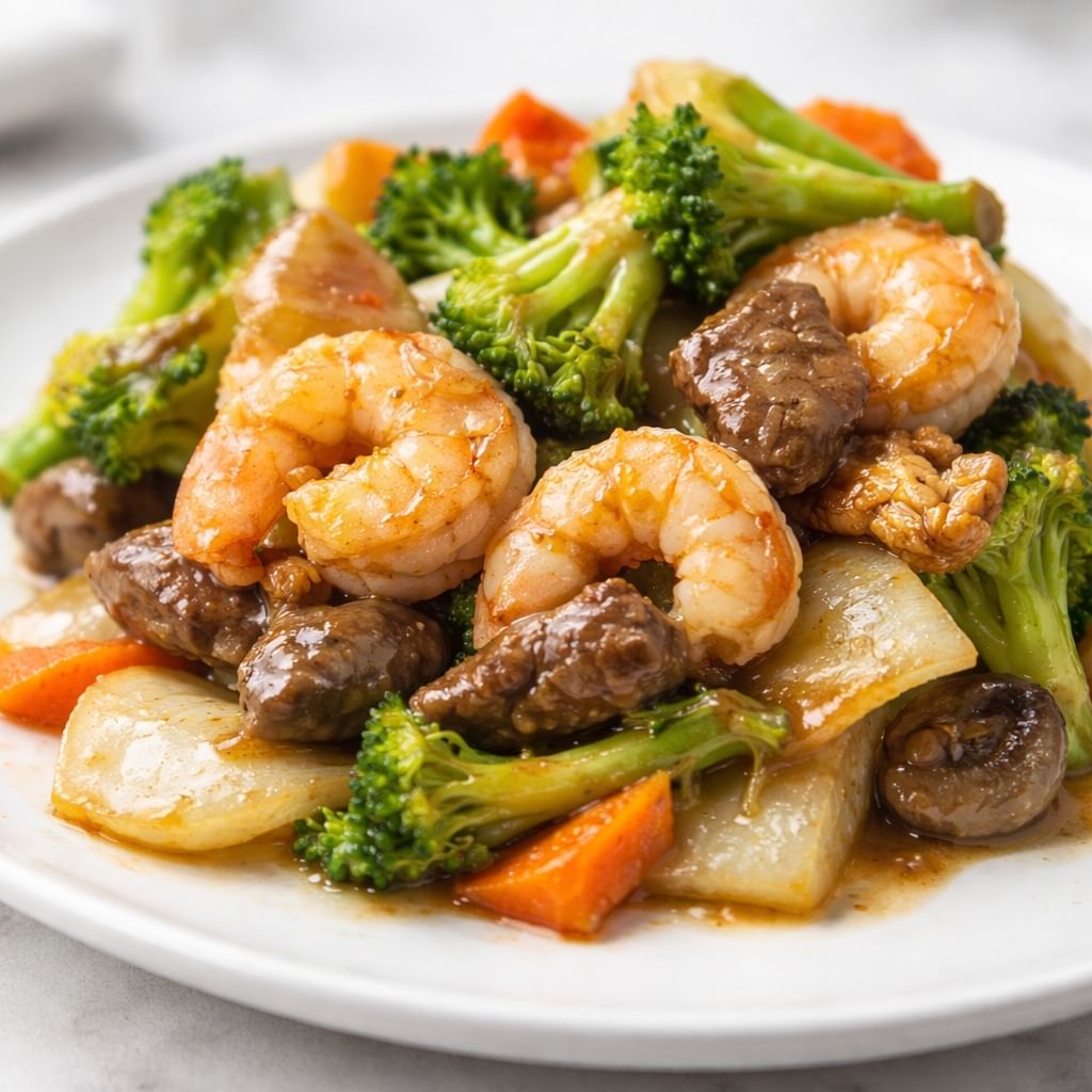 Combo with Mixed Vegetables