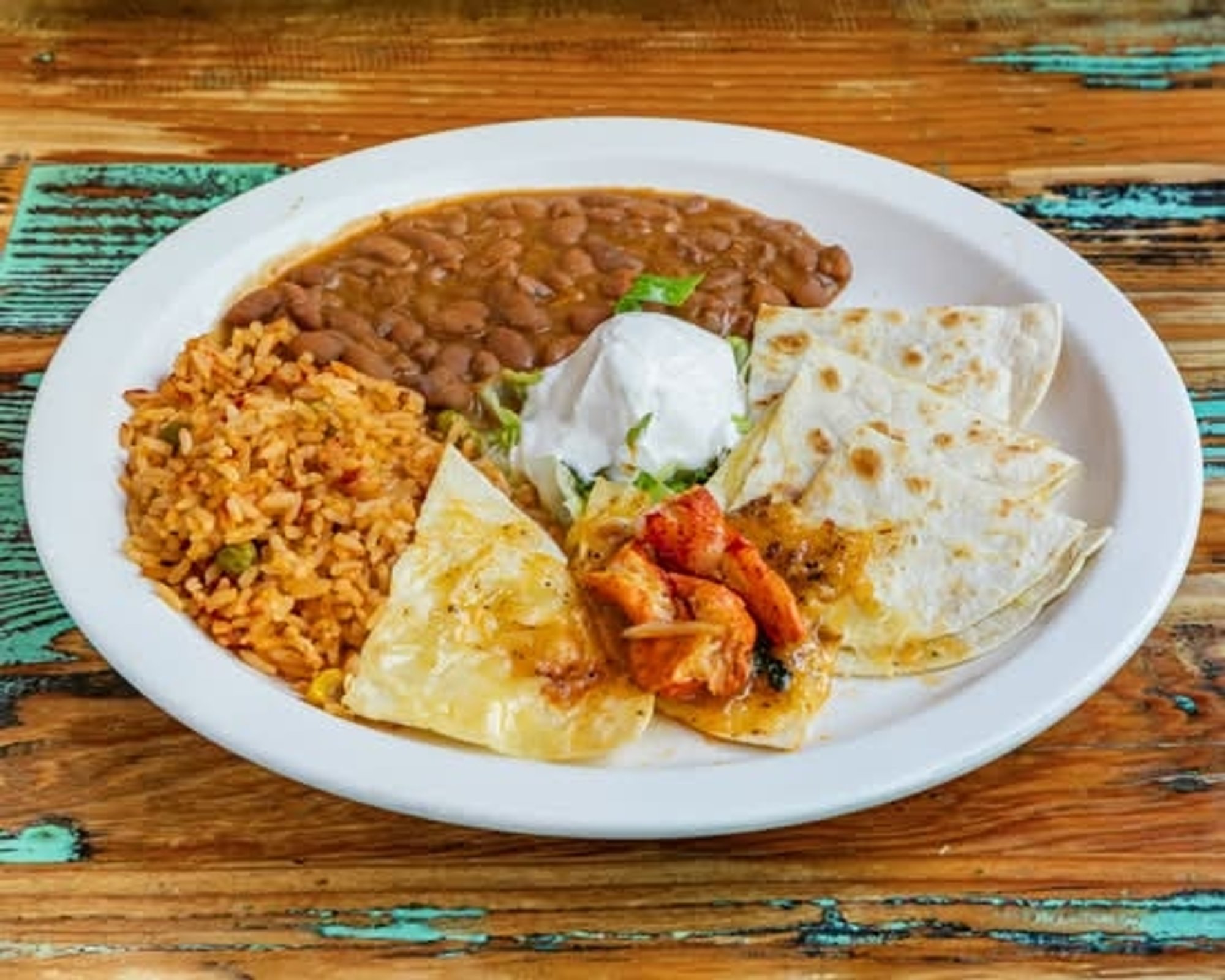 Lobster Claw Quesadilla