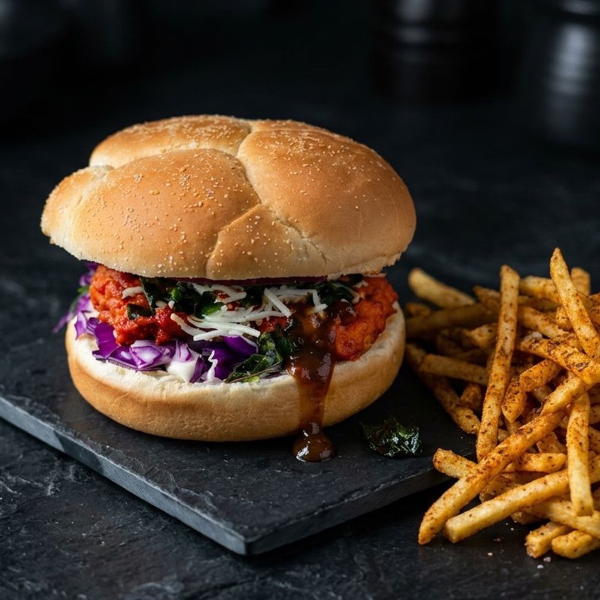OMG! Chicken Tikka Burger?