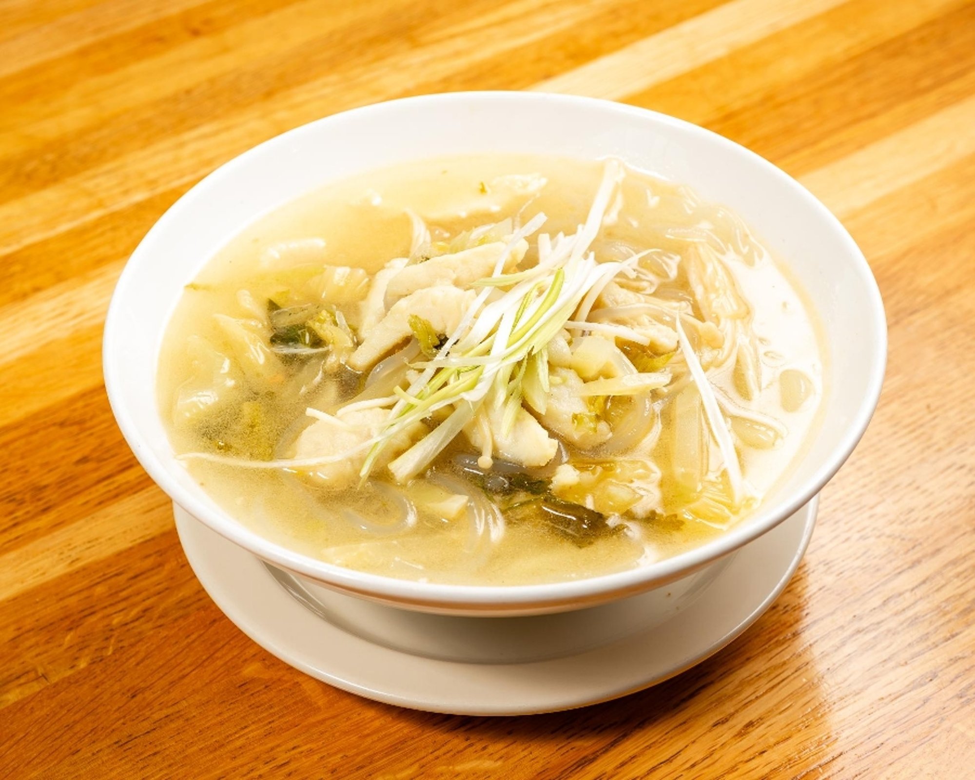 Pickled Vegetable w/ Flounder Soup