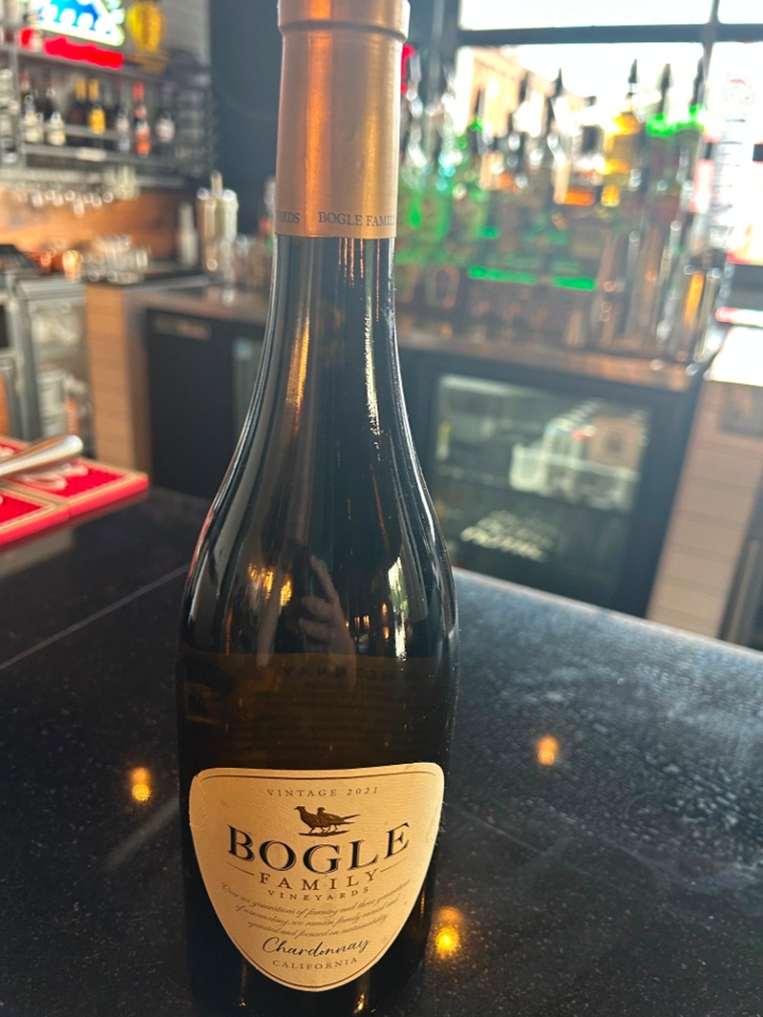 Bottle Bogle Family Chardanay