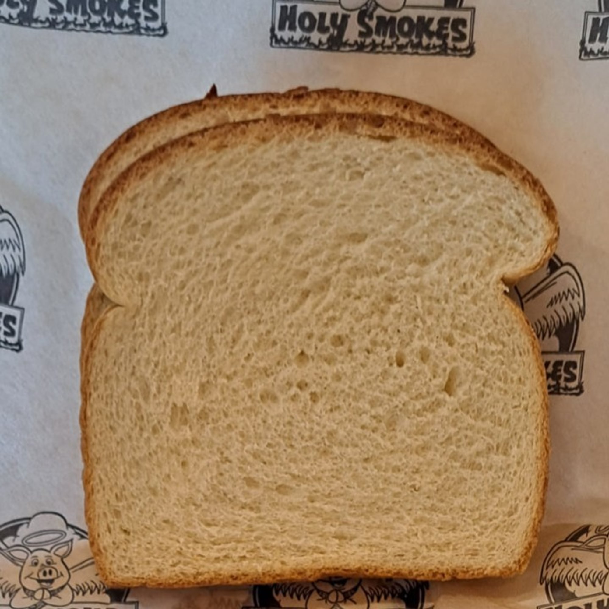 2 Pieces Of White Bread