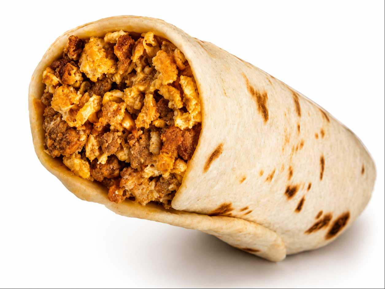 Sausage & Eggs Burrito