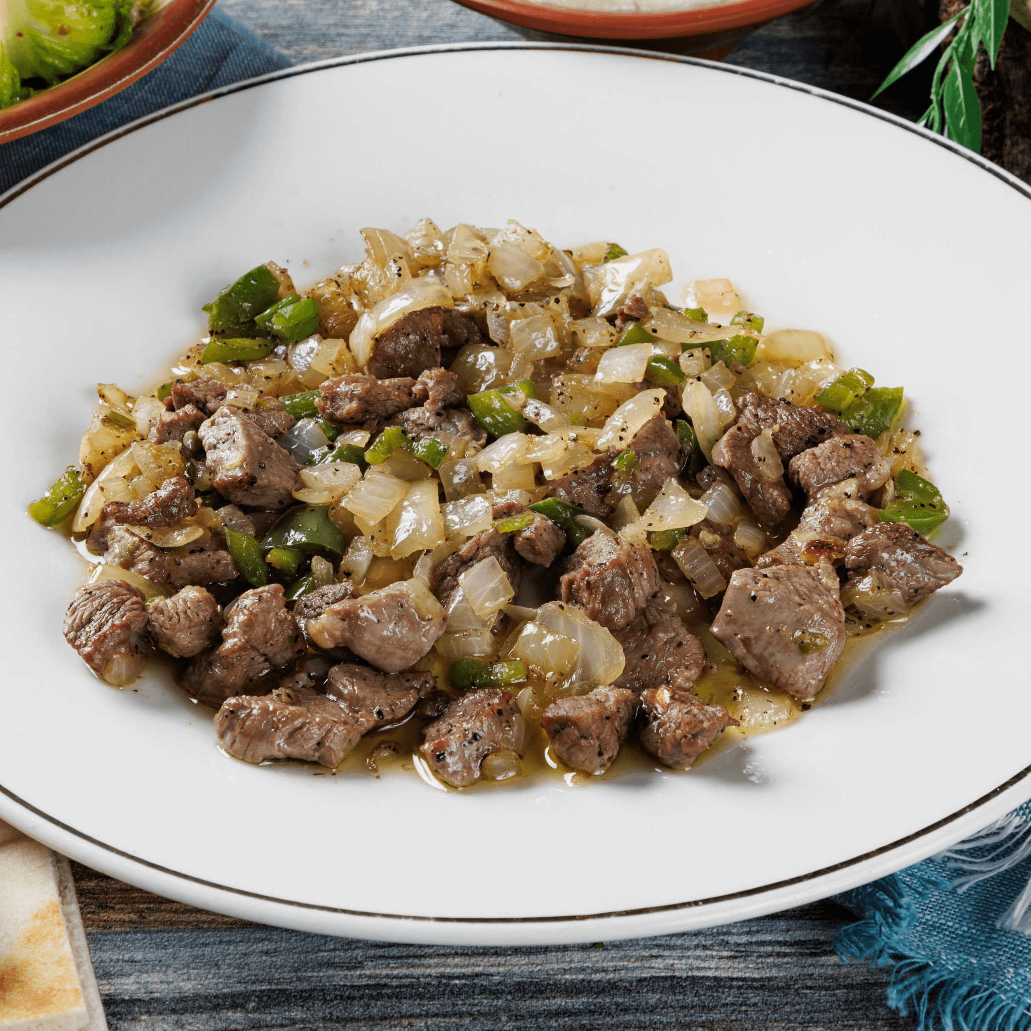 Liver, Kidney and Onion Skillet