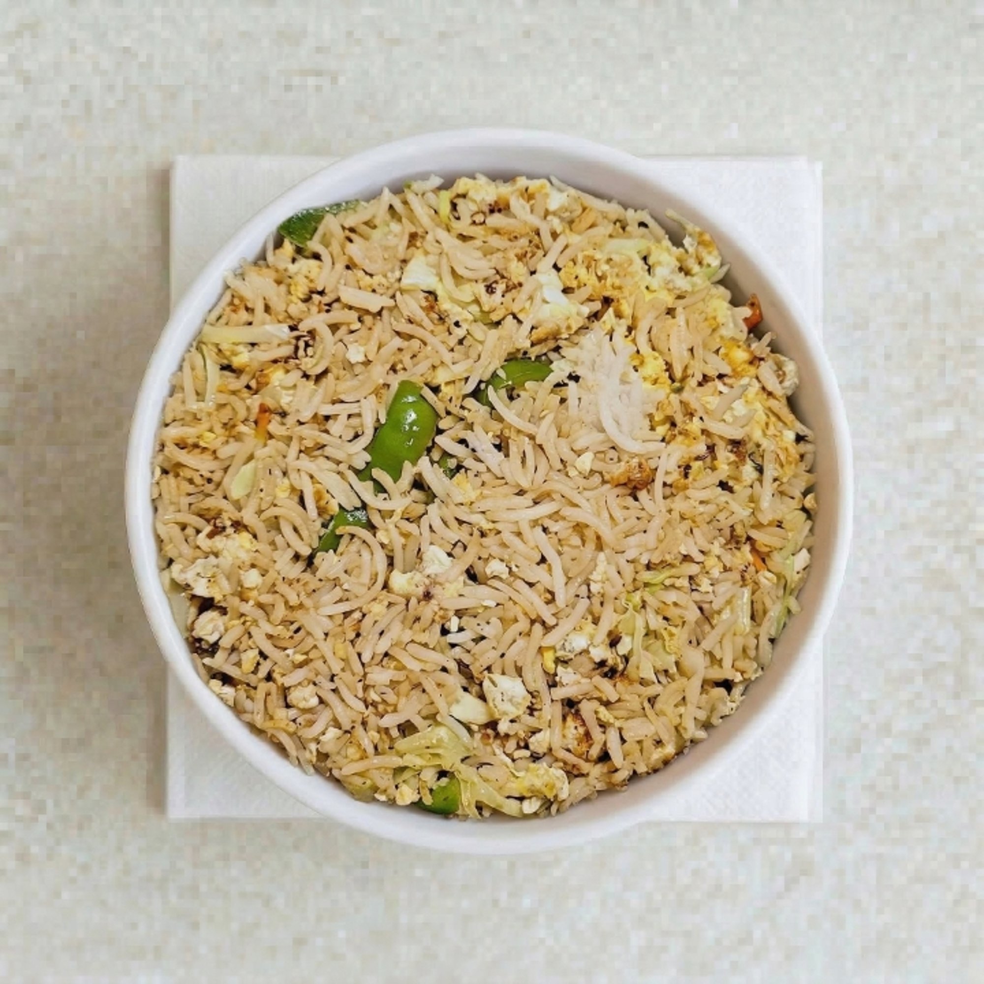 Schezwan Egg Fried Rice (Spicy)