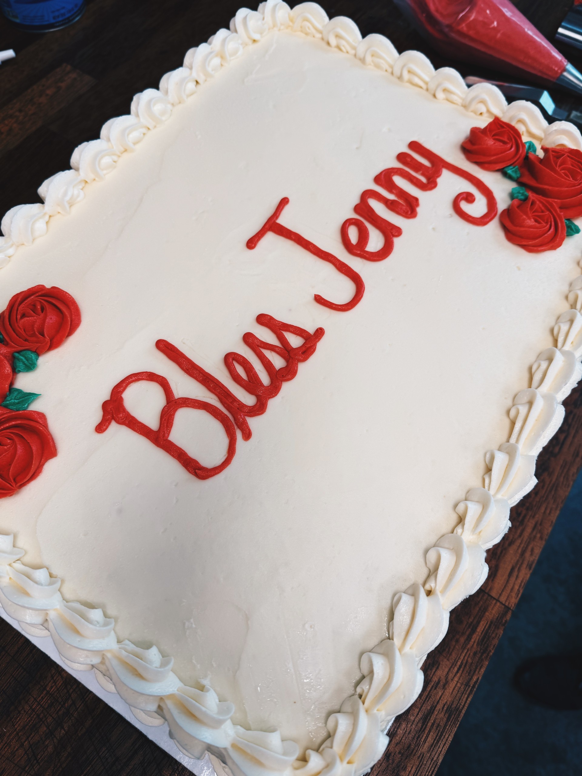 1/2 sheet cake
