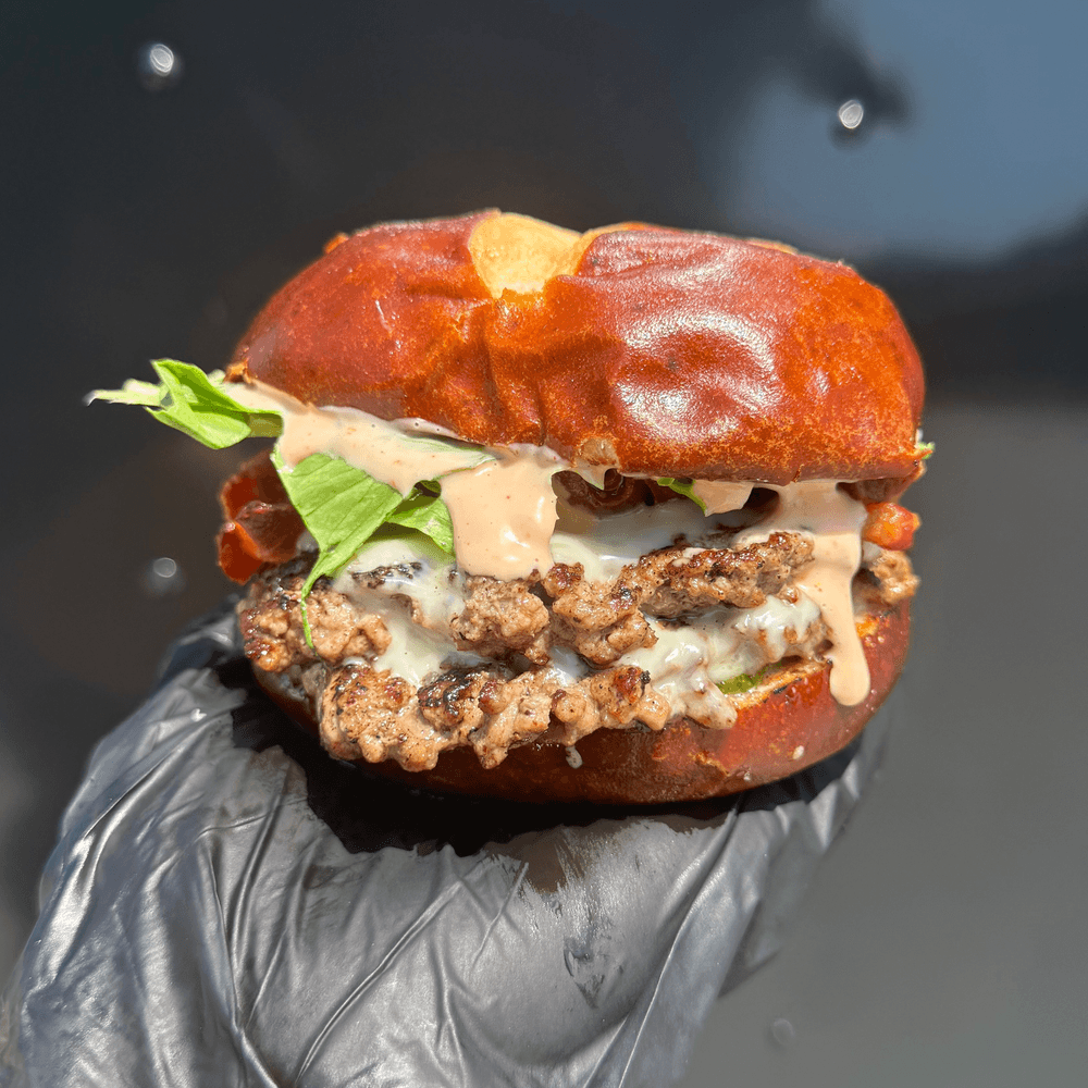 Pretzel Smash Burger