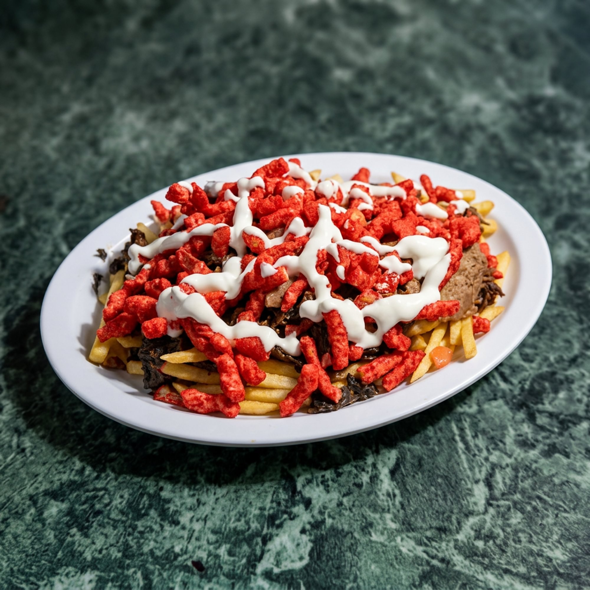 Carnitas Hot Cheetos (Braised Pork)