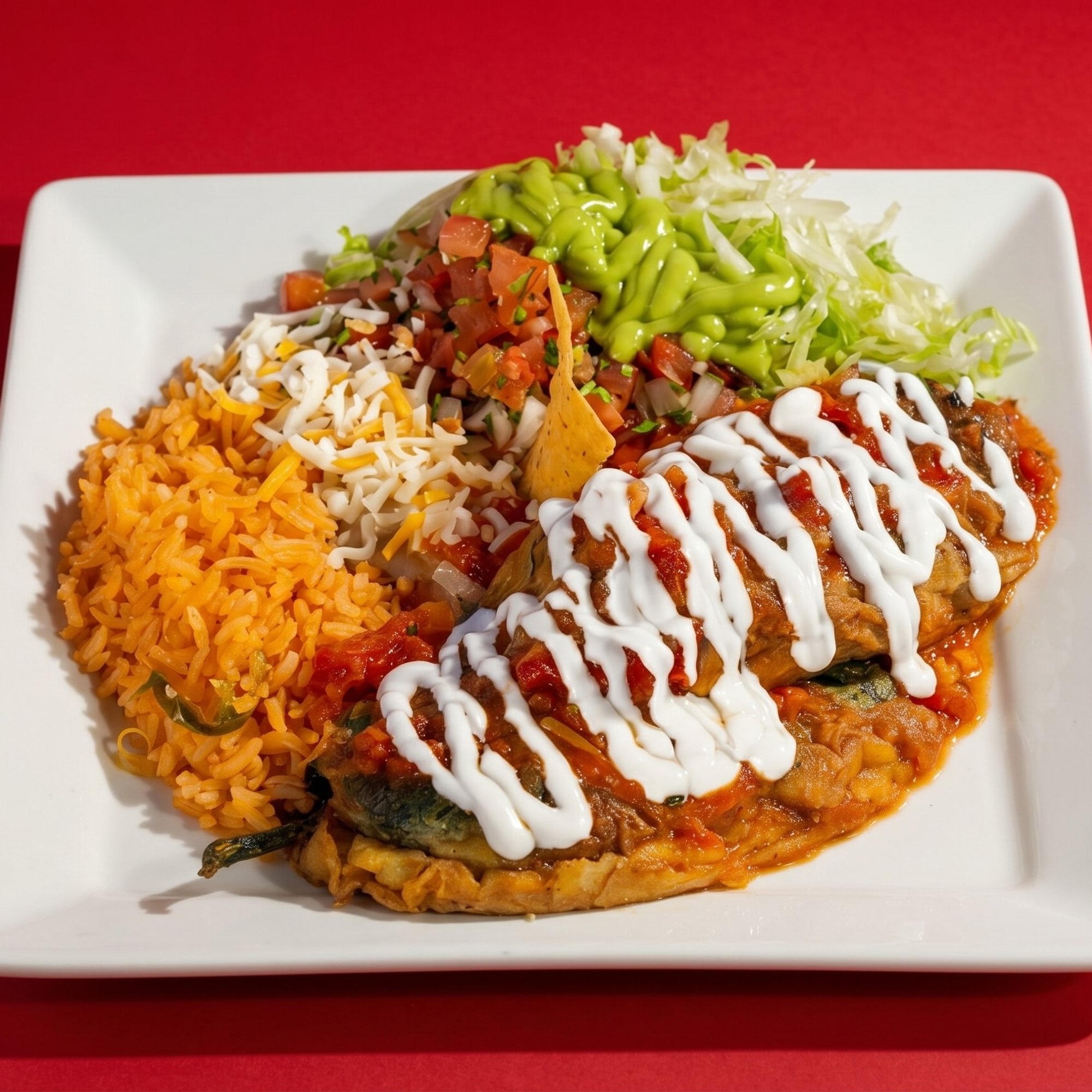 Chiles Rellenos Plate