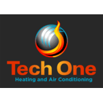 Tech One Heating &amp; Air Conditioning Logo