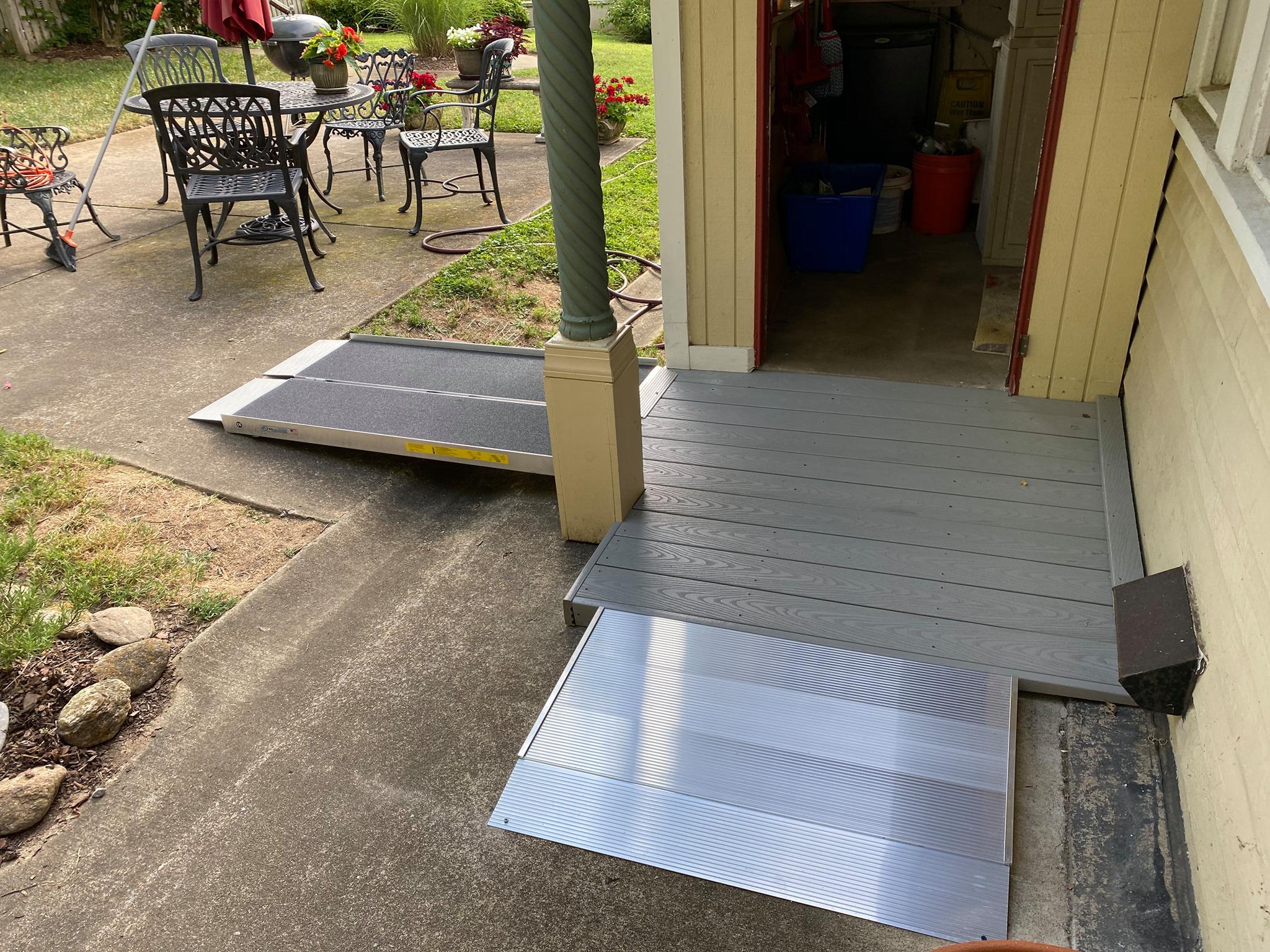 Our aluminum ramps will work where you need them, whether for your home or your vehicle. Ask about long-term, short-term and portable options. We offer great prices and installation, too!