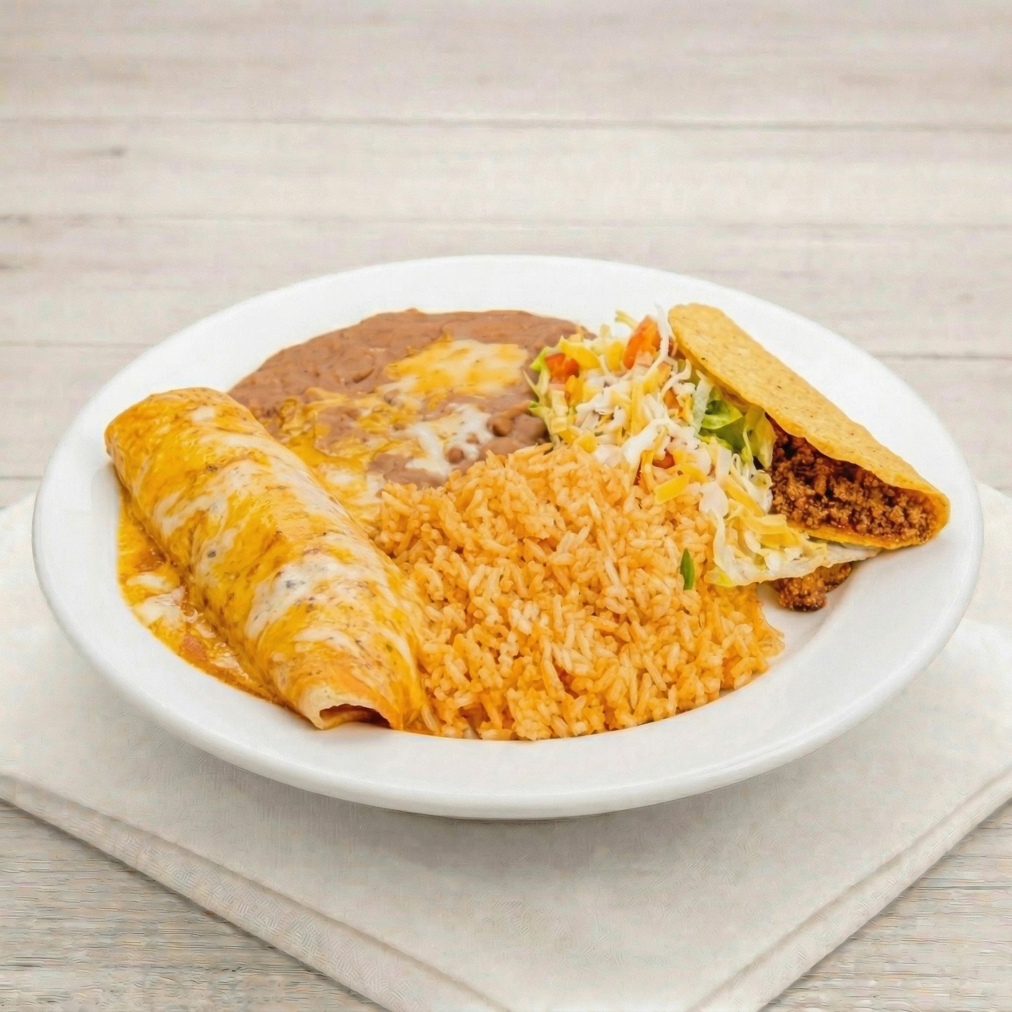 Enchilada and Taco