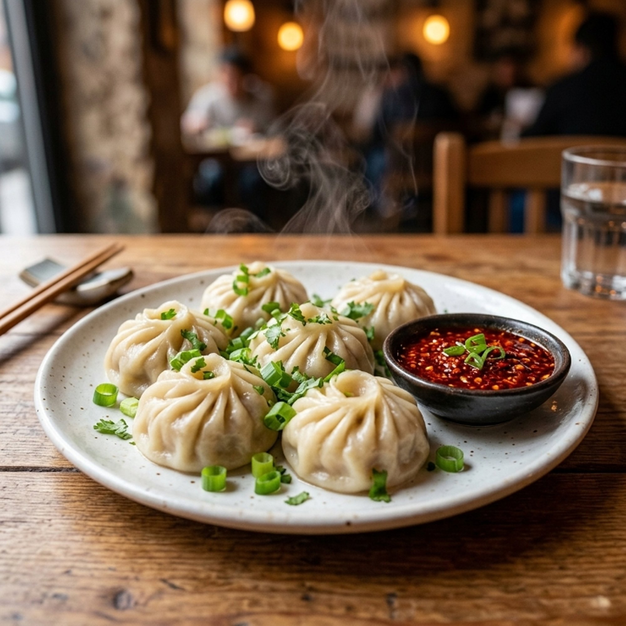Chicken Momo's (6 pieces)