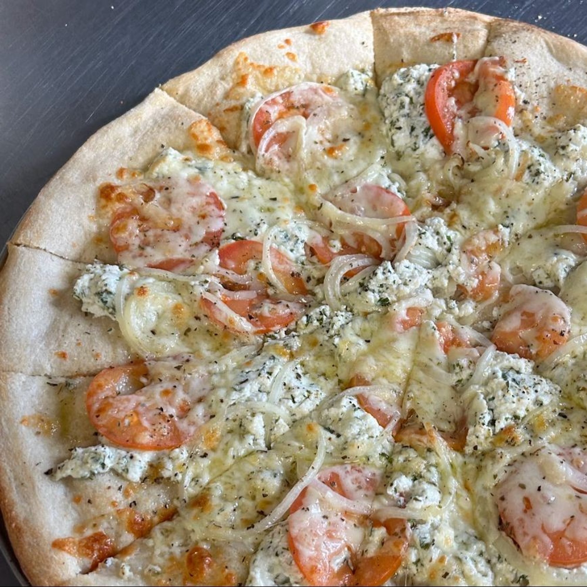 (Sm) White Pizza
