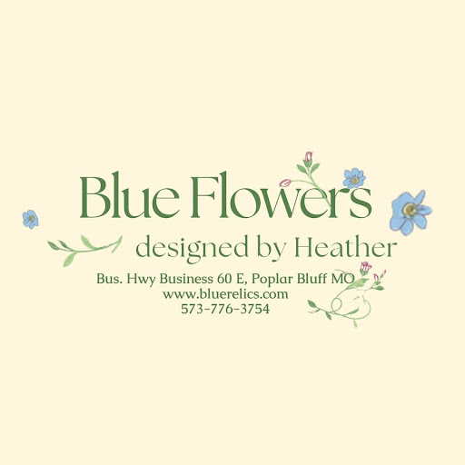 Blue Flowers Designed by Heather