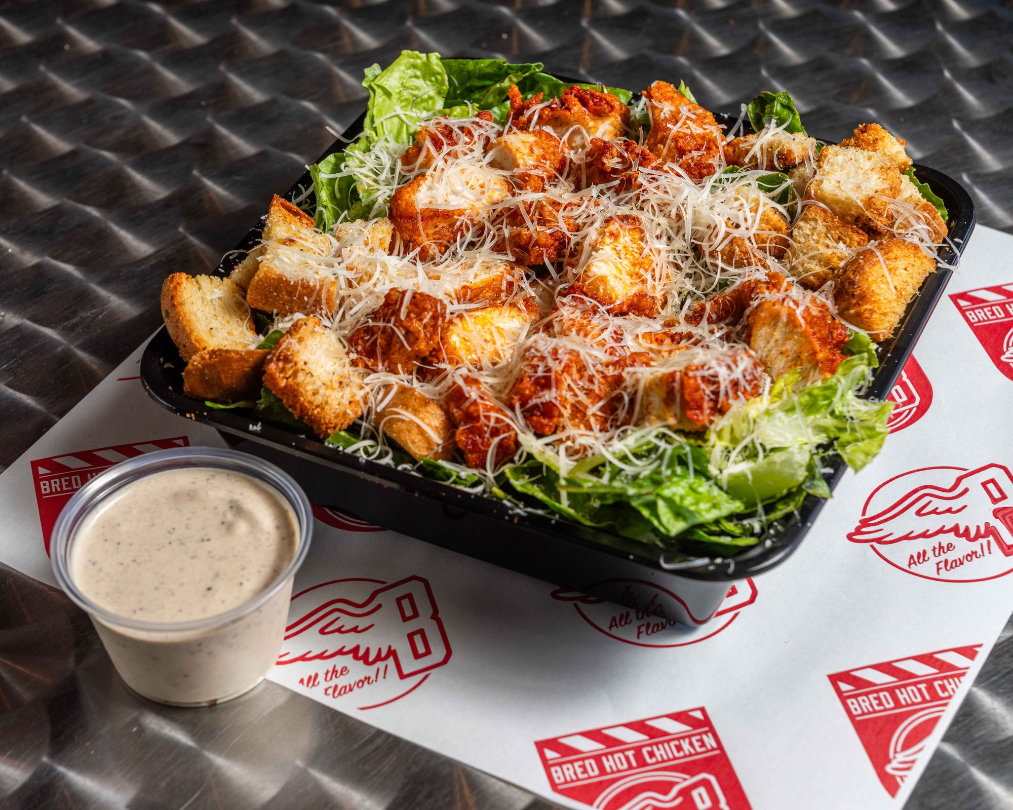 Nashville Hot Chicken Caesar Salad