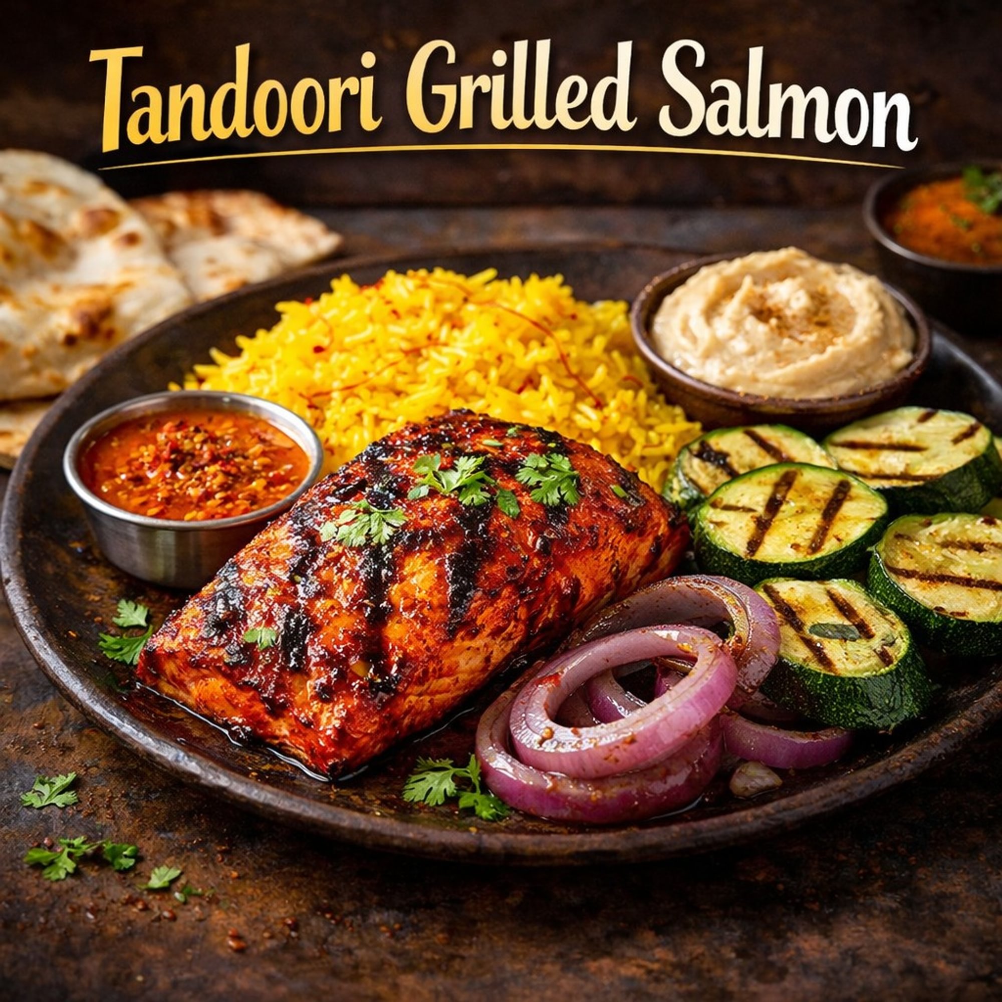 Tandoori Grilled Salmon”