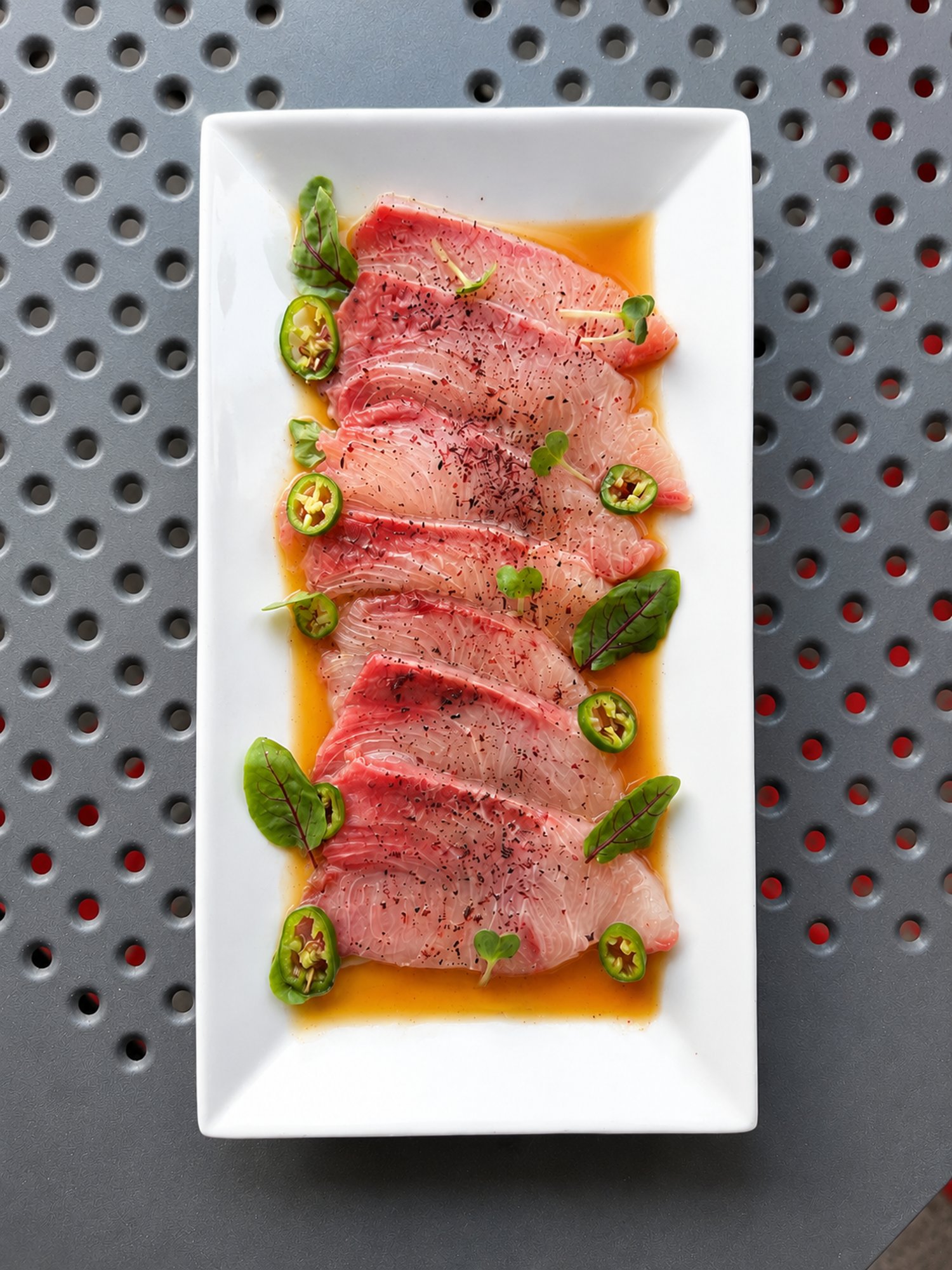 Hamachi Crudo