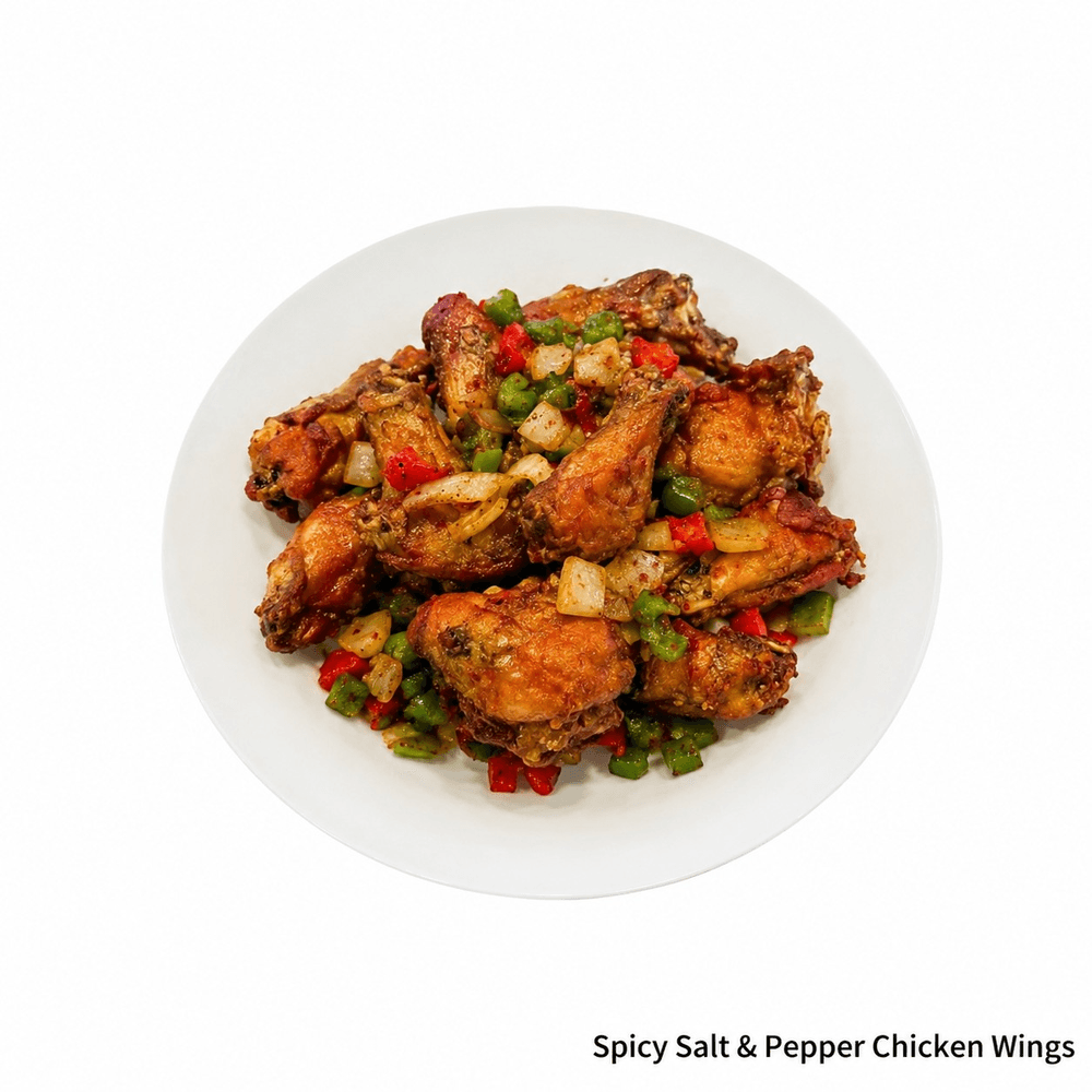 Spicy Salt & Pepper Chicken Wings