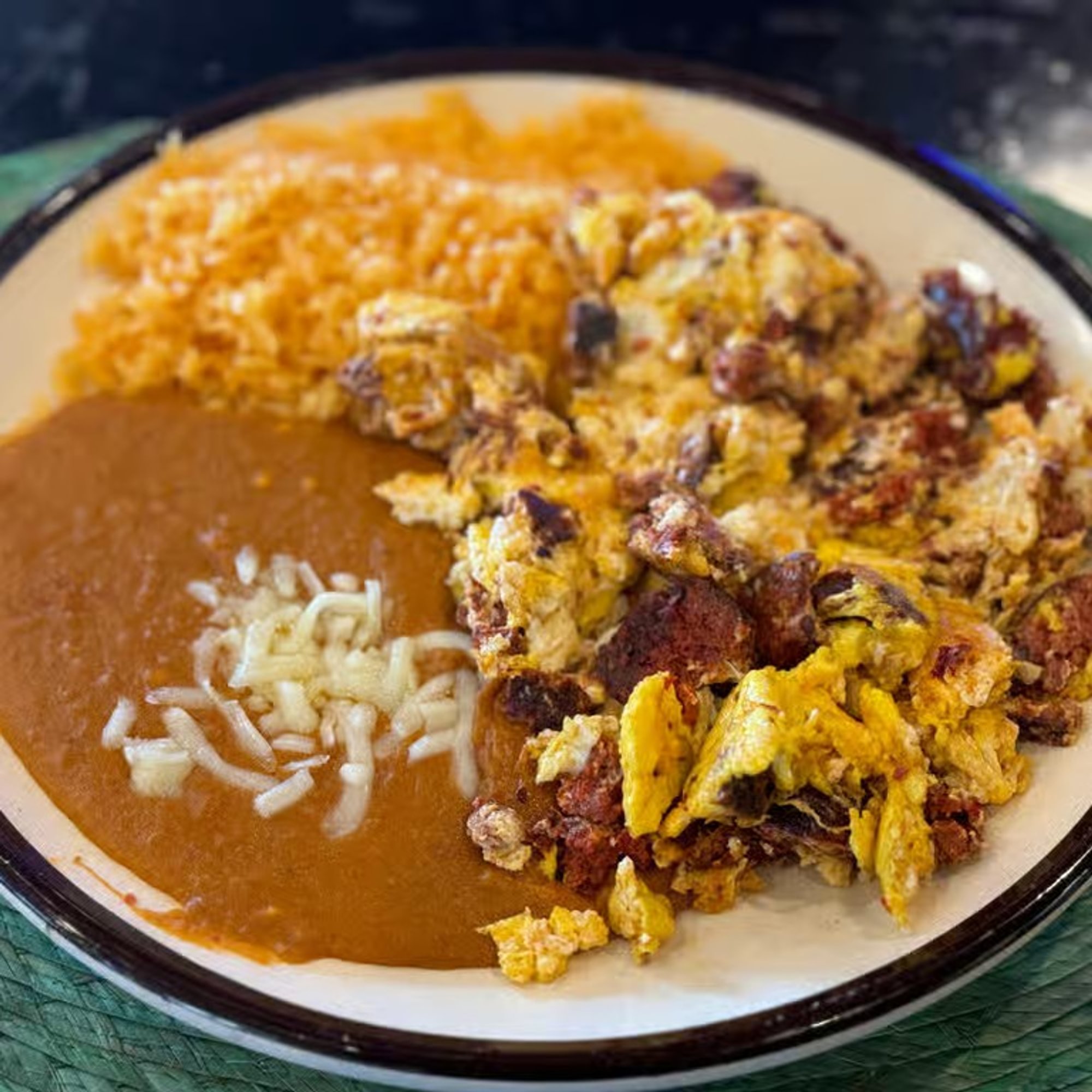 Huevos con Chorizo (Scrambled Eggs with Chorizo)