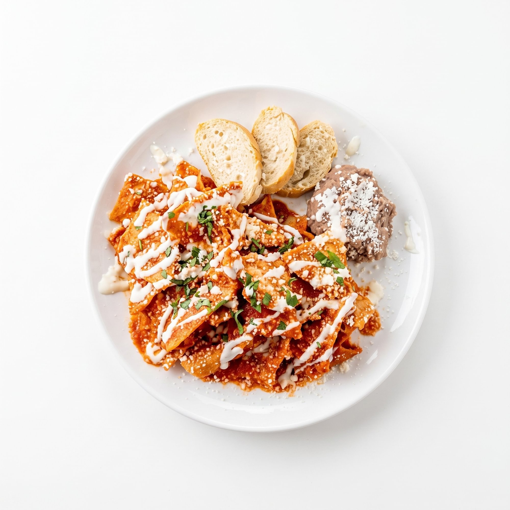 Chilaquiles [Fried Tortillas in Salsa]