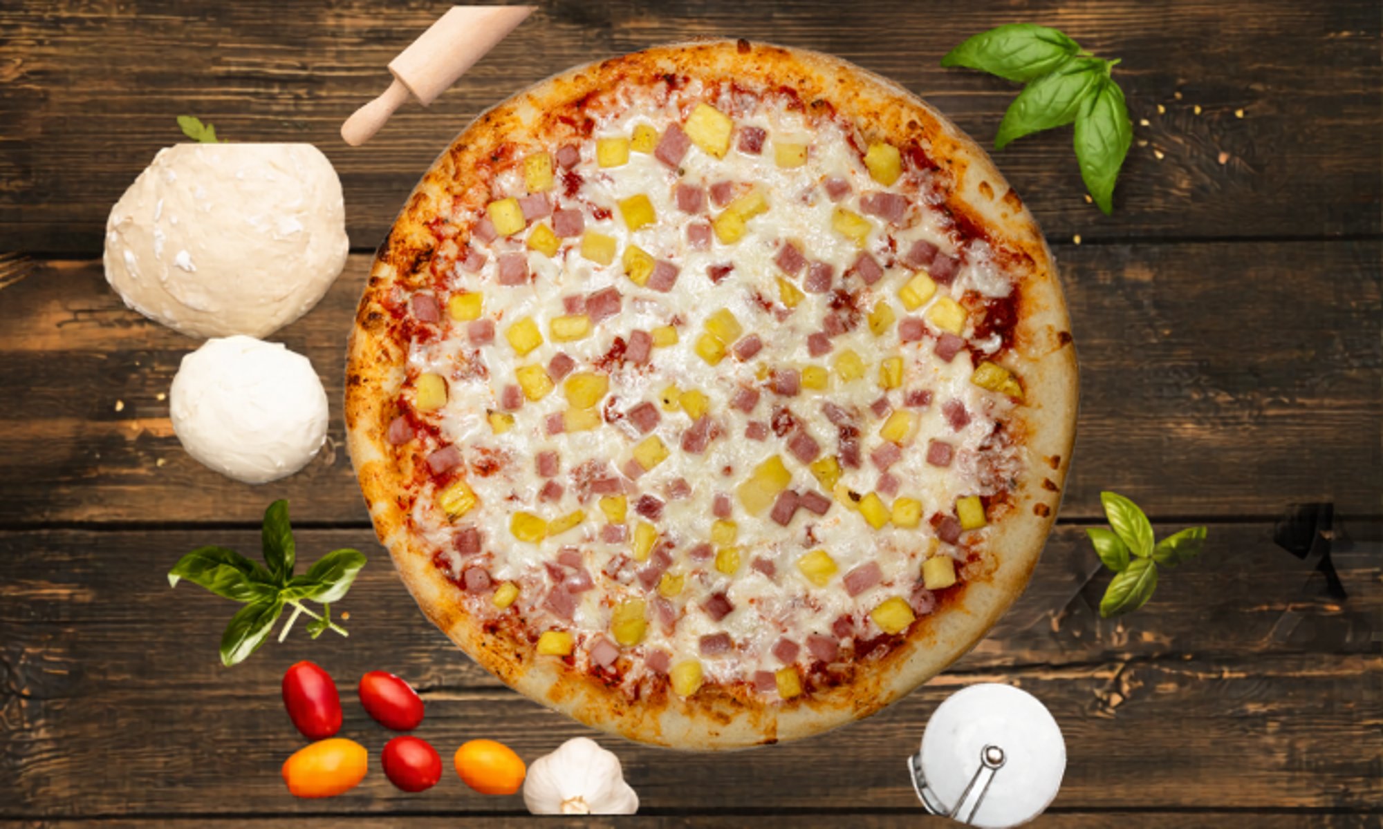 Large Hawaiian Pizza