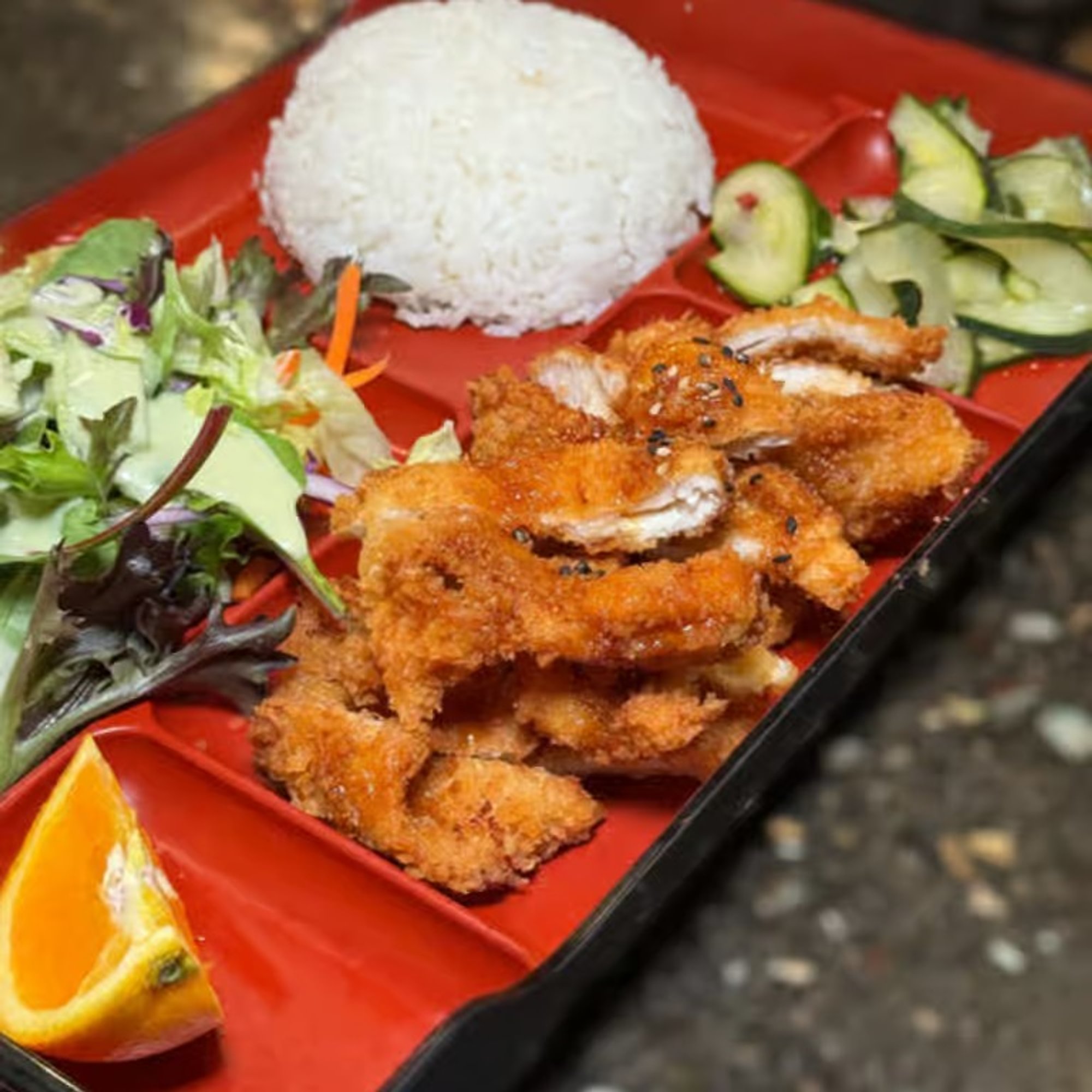 Sesame Chicken Bento Box
