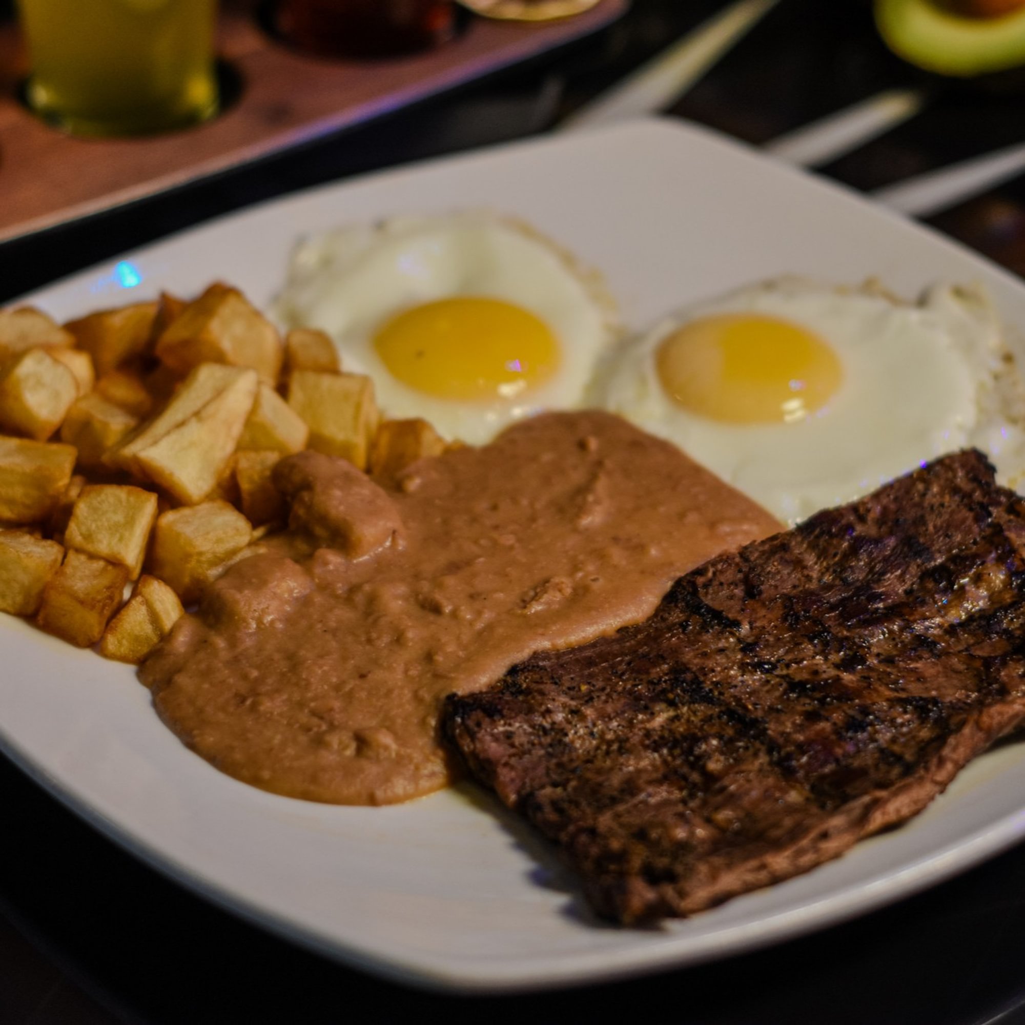Steak and Egg Plate