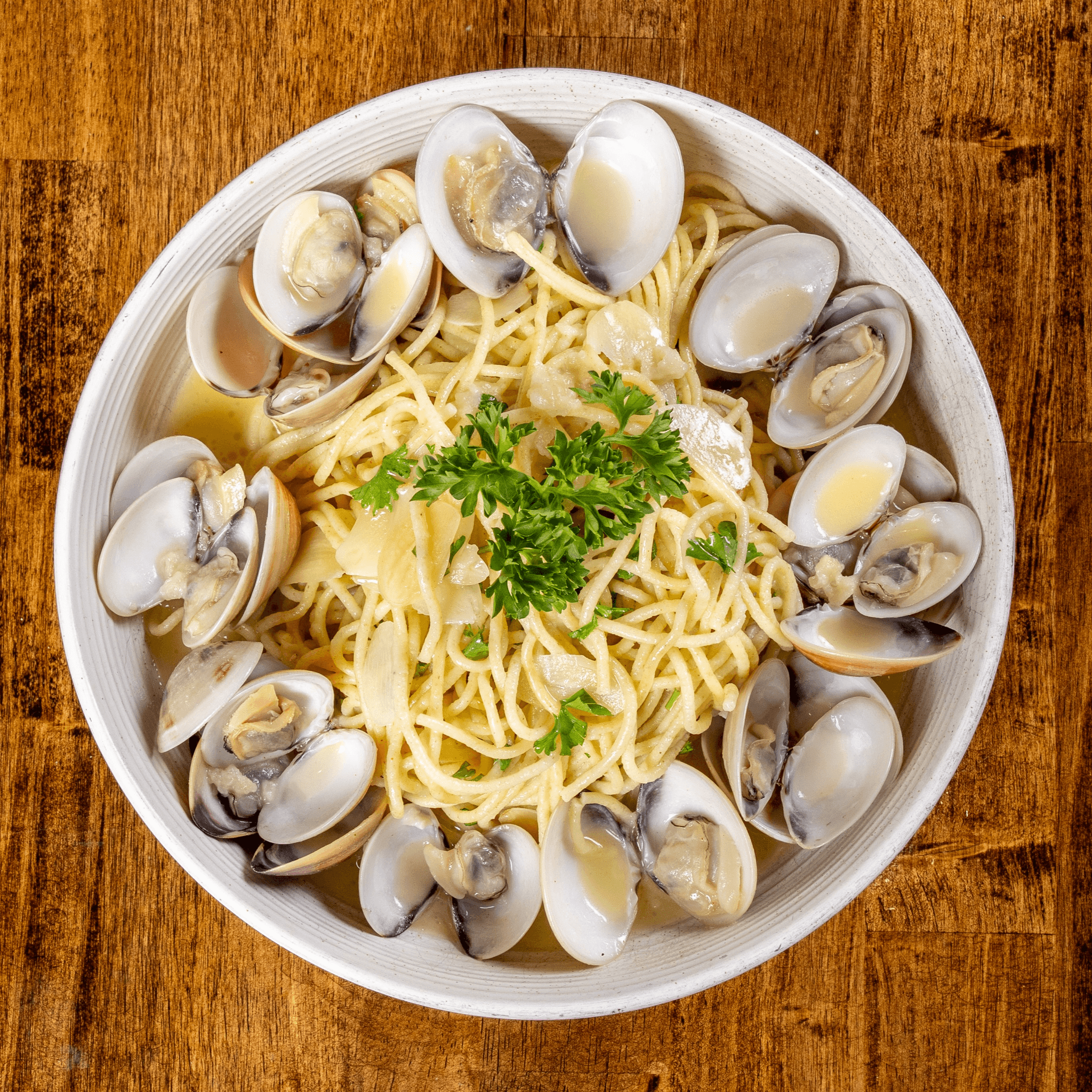 Spaghetti Vongole Pasta Lunch