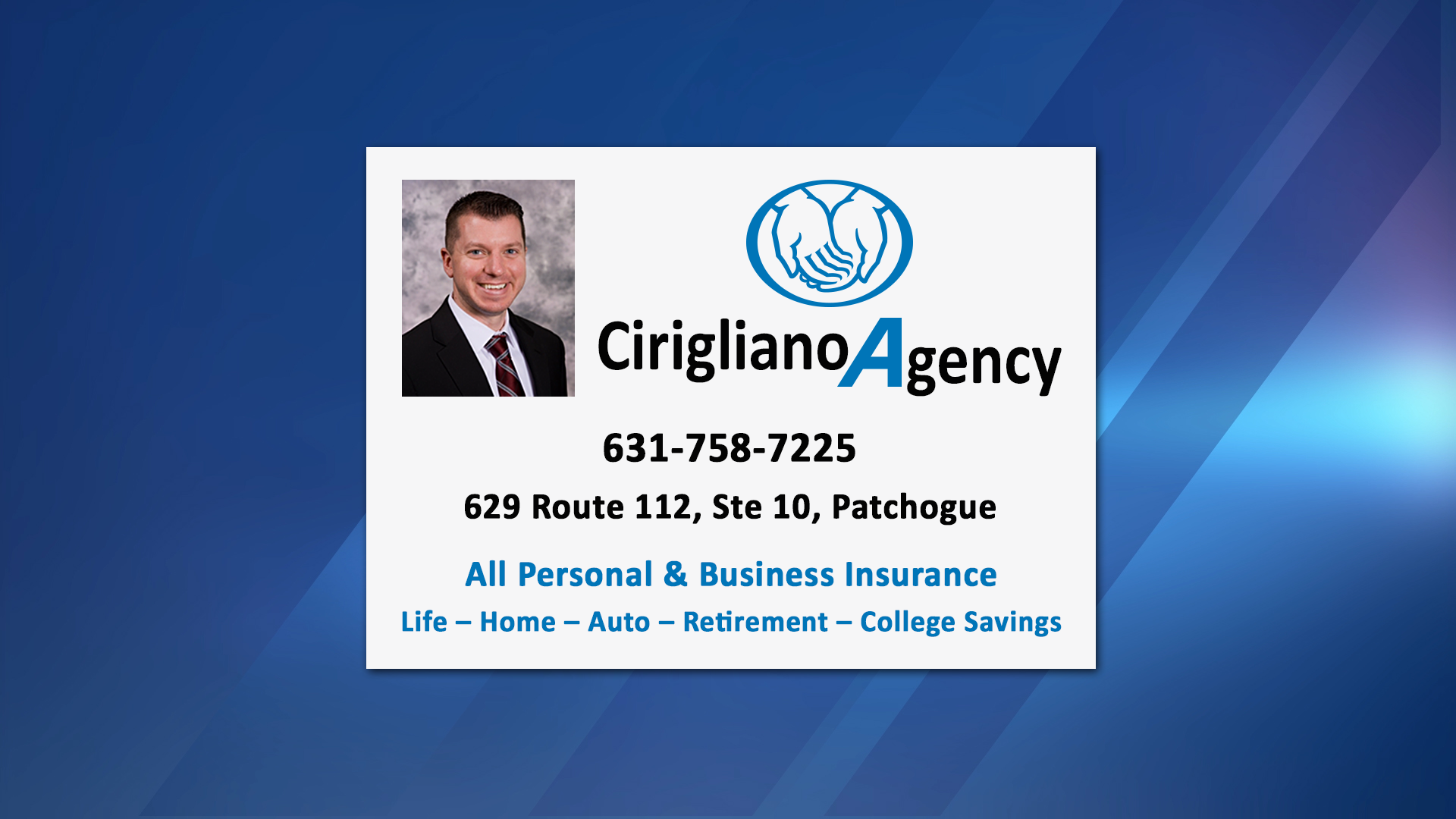 Michael Cirigliano: Allstate Insurance Photo