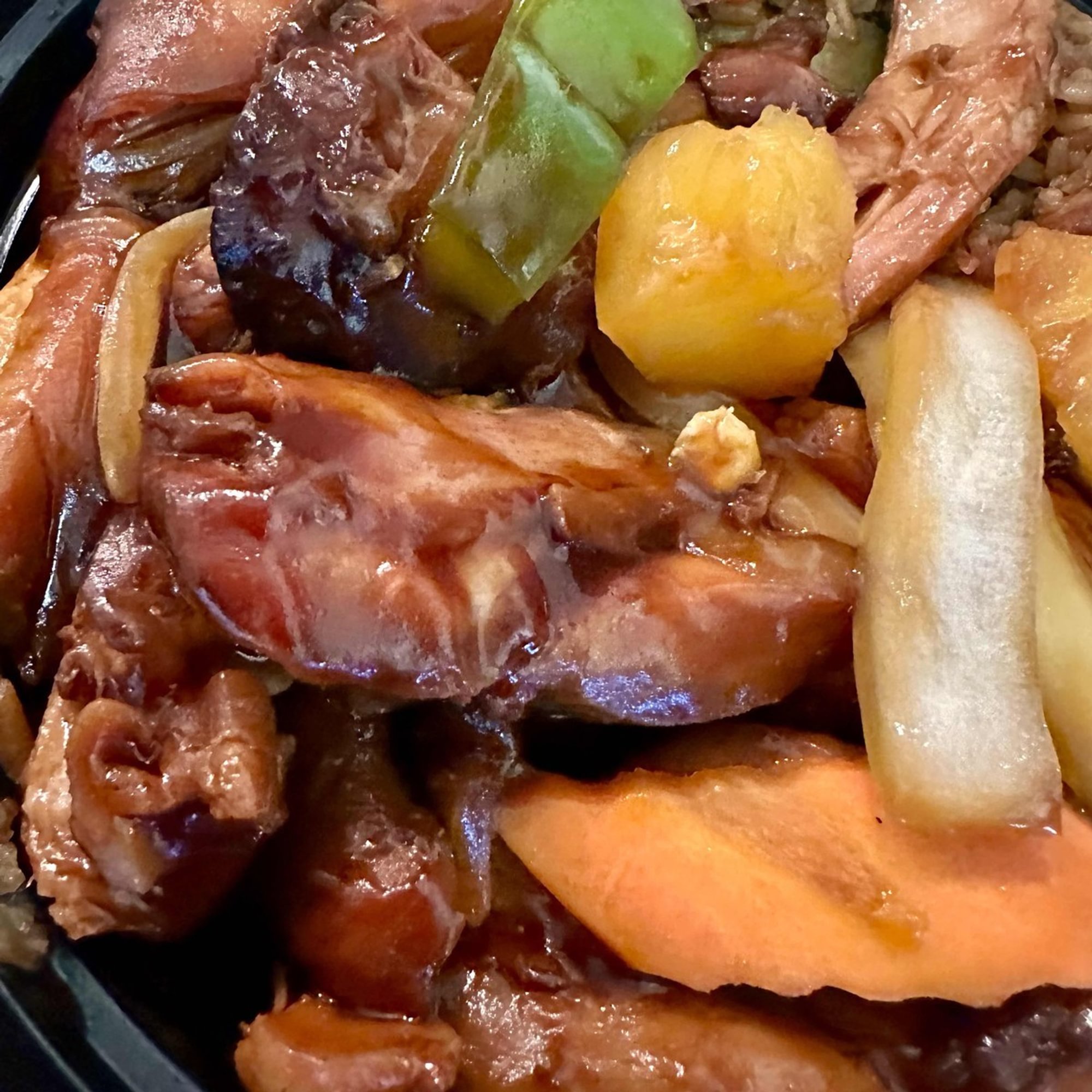 Lunch Bourbon Chicken