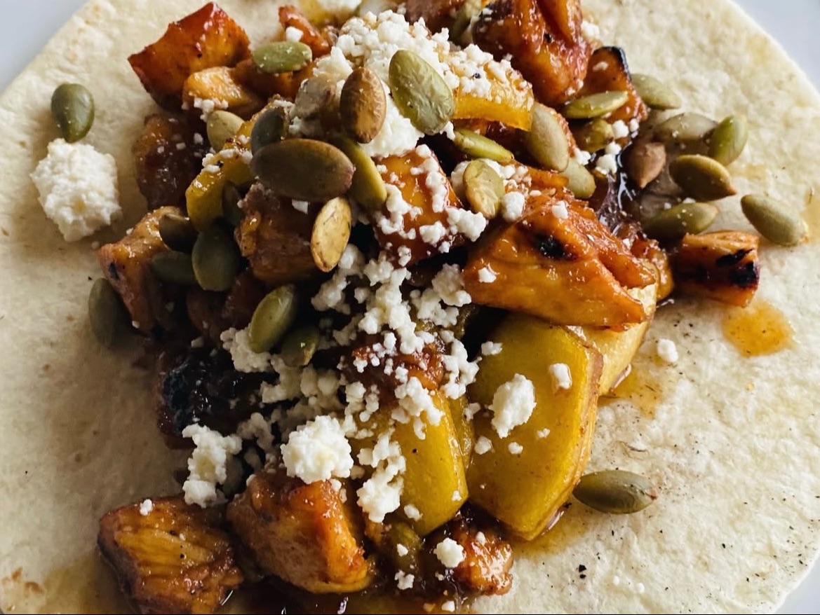 Spicy Chicken Apple Taco