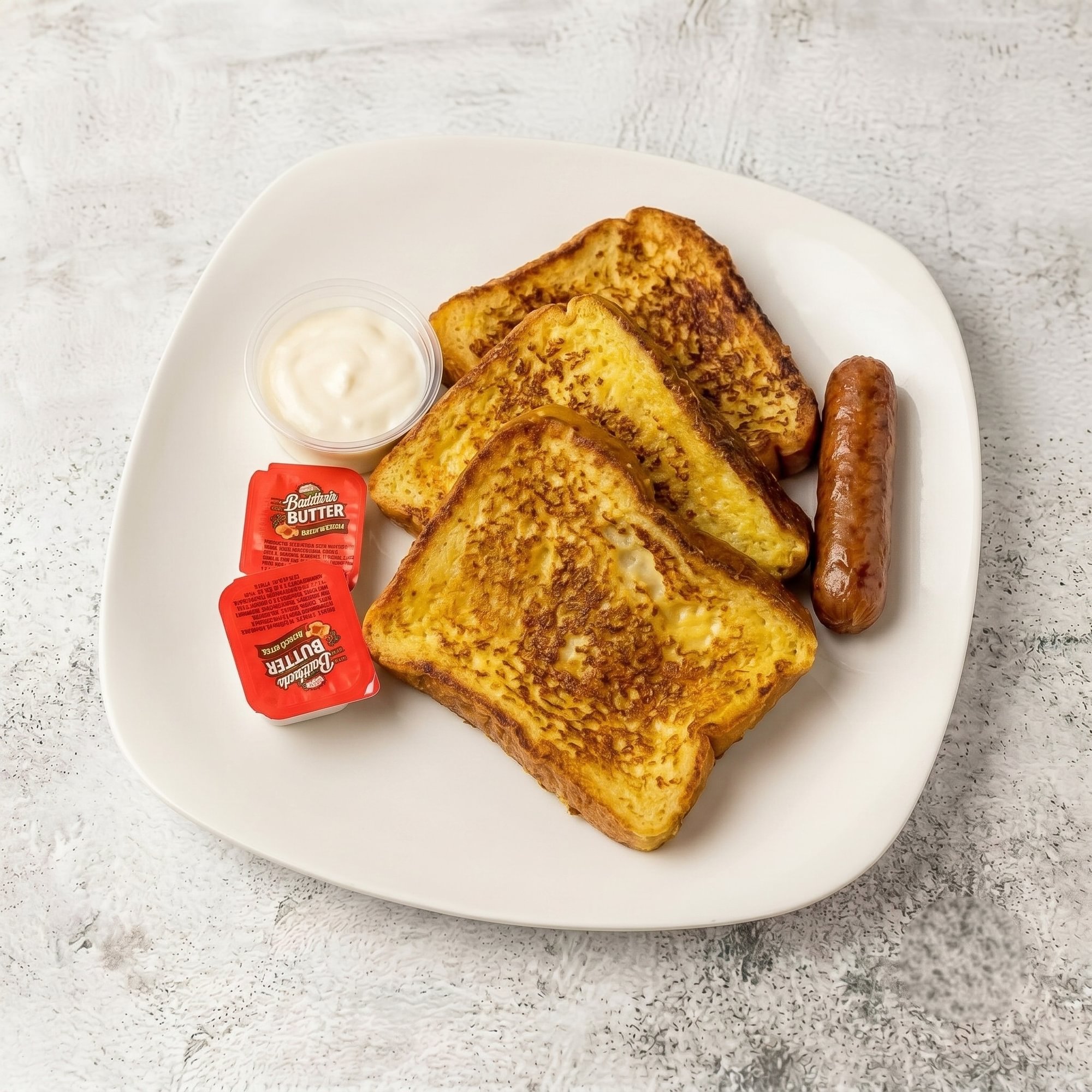 French Toast with Meat