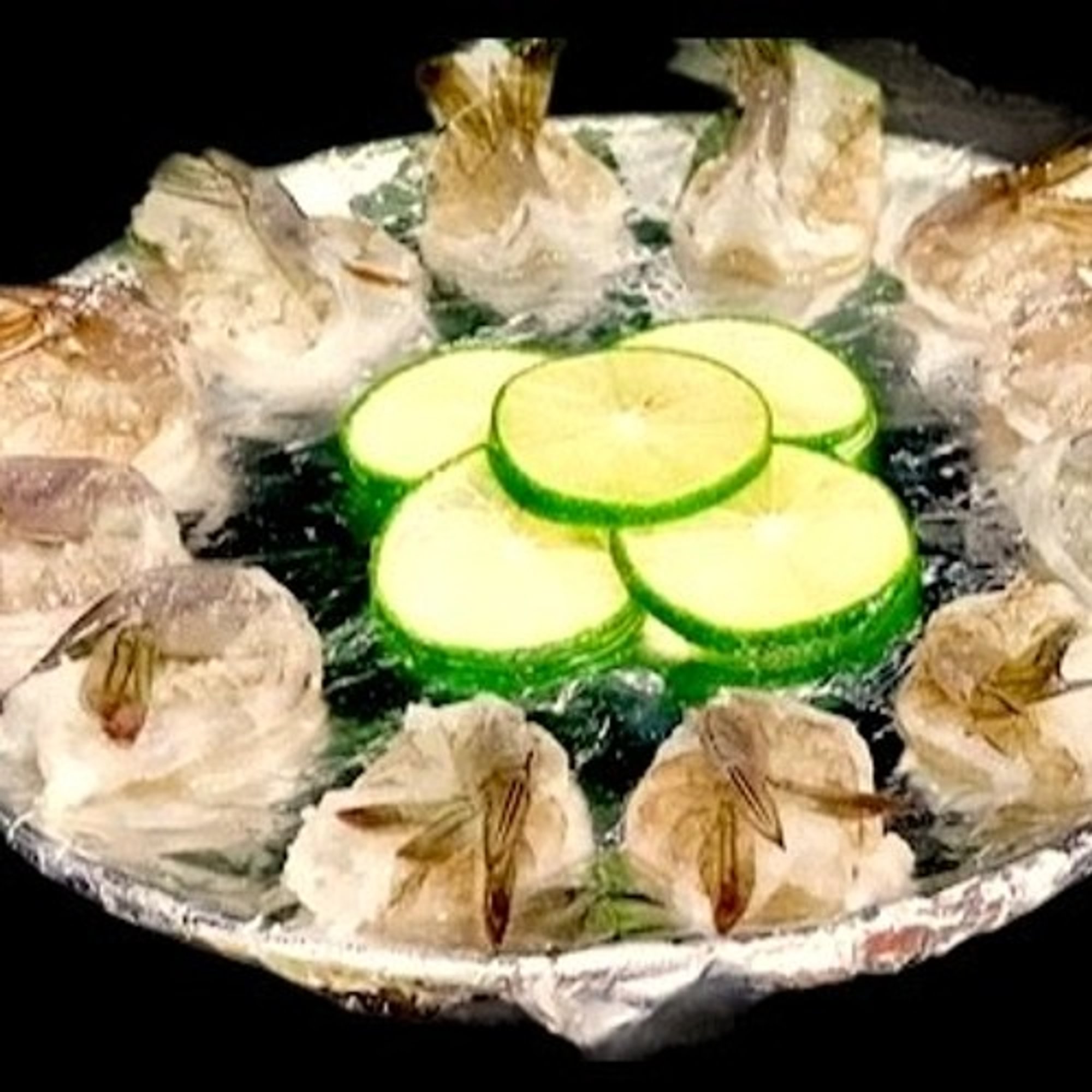 Tom Tái Chanh / Raw Shrimp with Limes