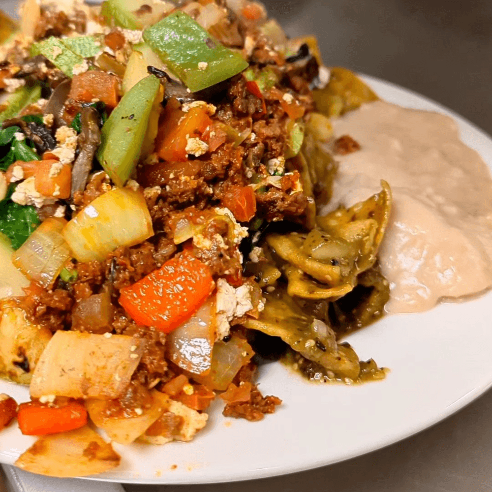 Vegan Chilaquiles