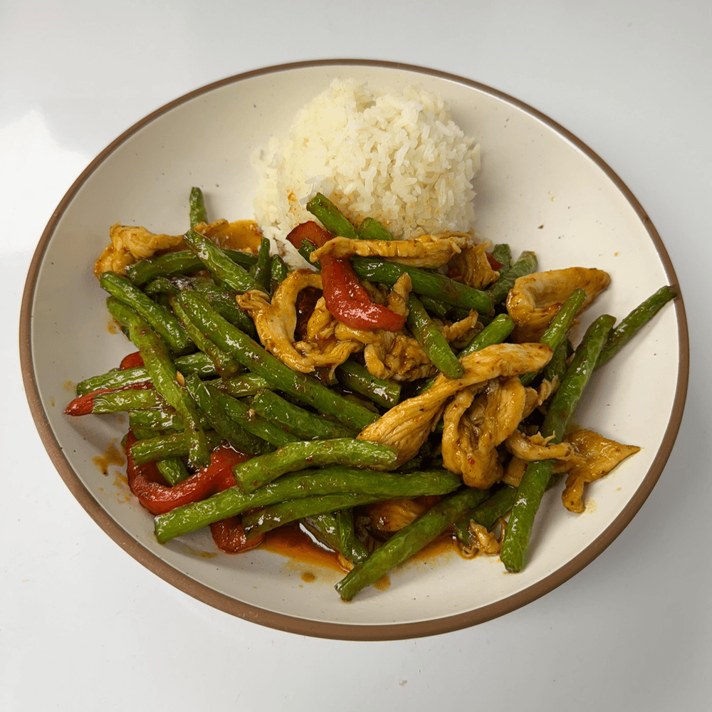 #27 Pad Prig Gang Stir Fried Lunch