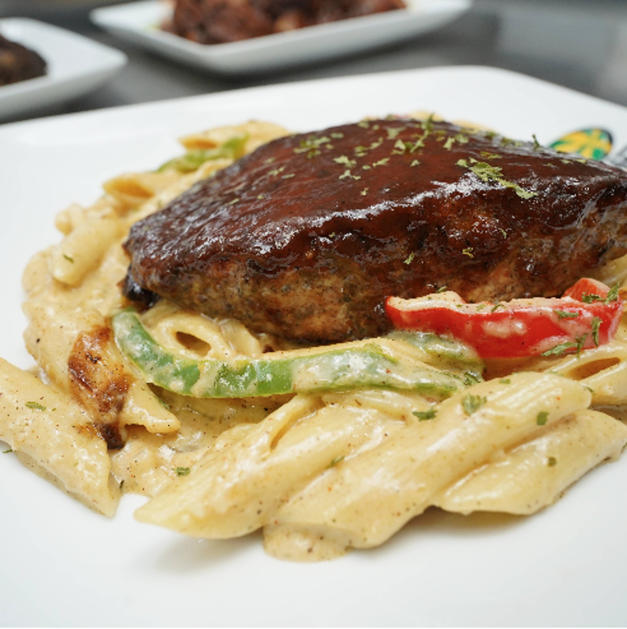 Jerk Salmon Pasta