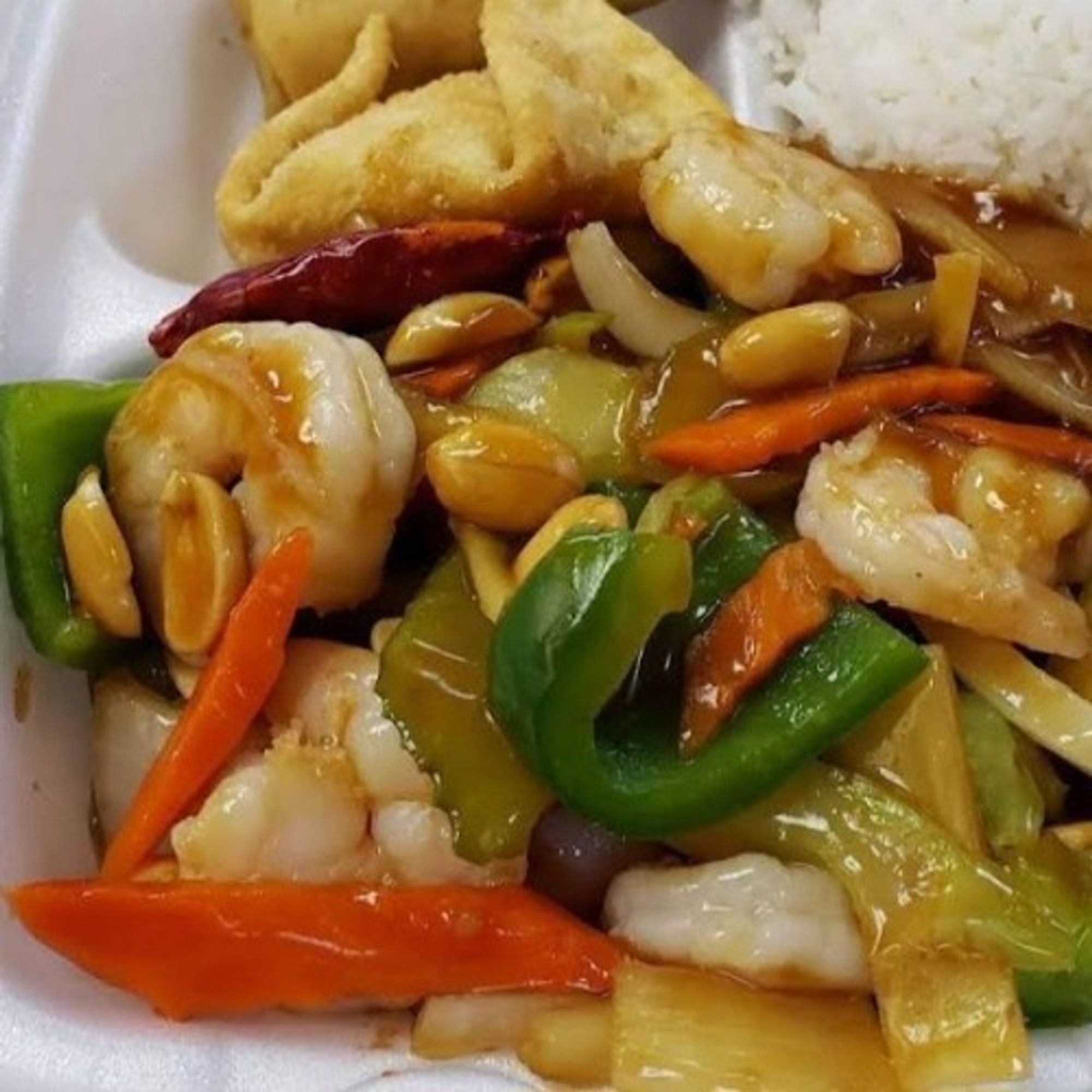 Kung Bao Shrimp(Quart size serve w/steam or fried rice only)