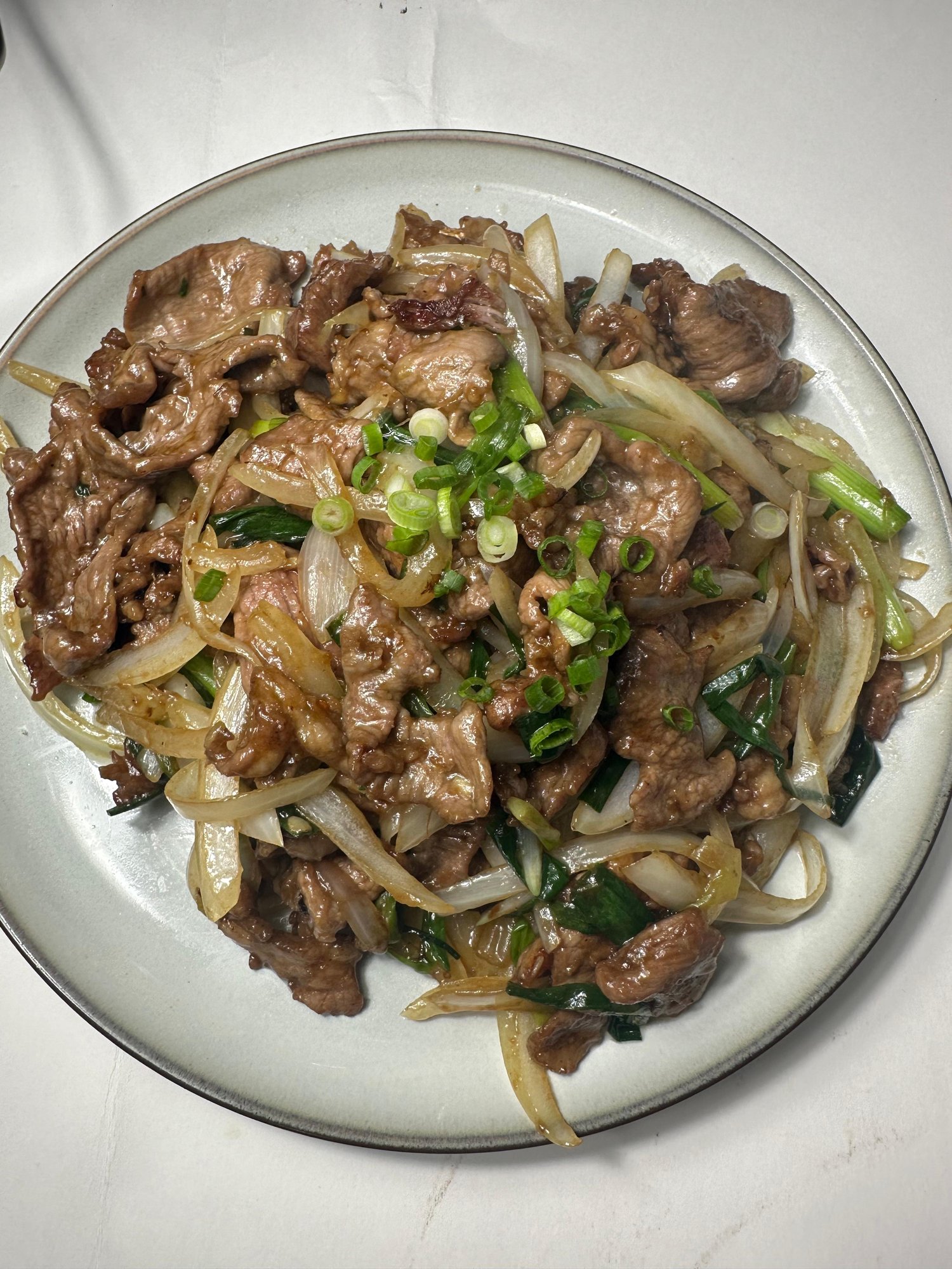 Scallion Lamb 葱爆羊肉